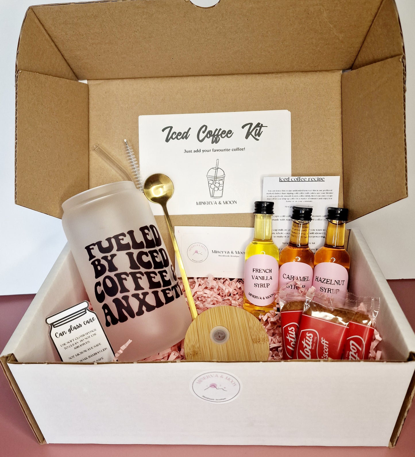 Iced Coffee Kit Gift Set | Glass Can Gift Set