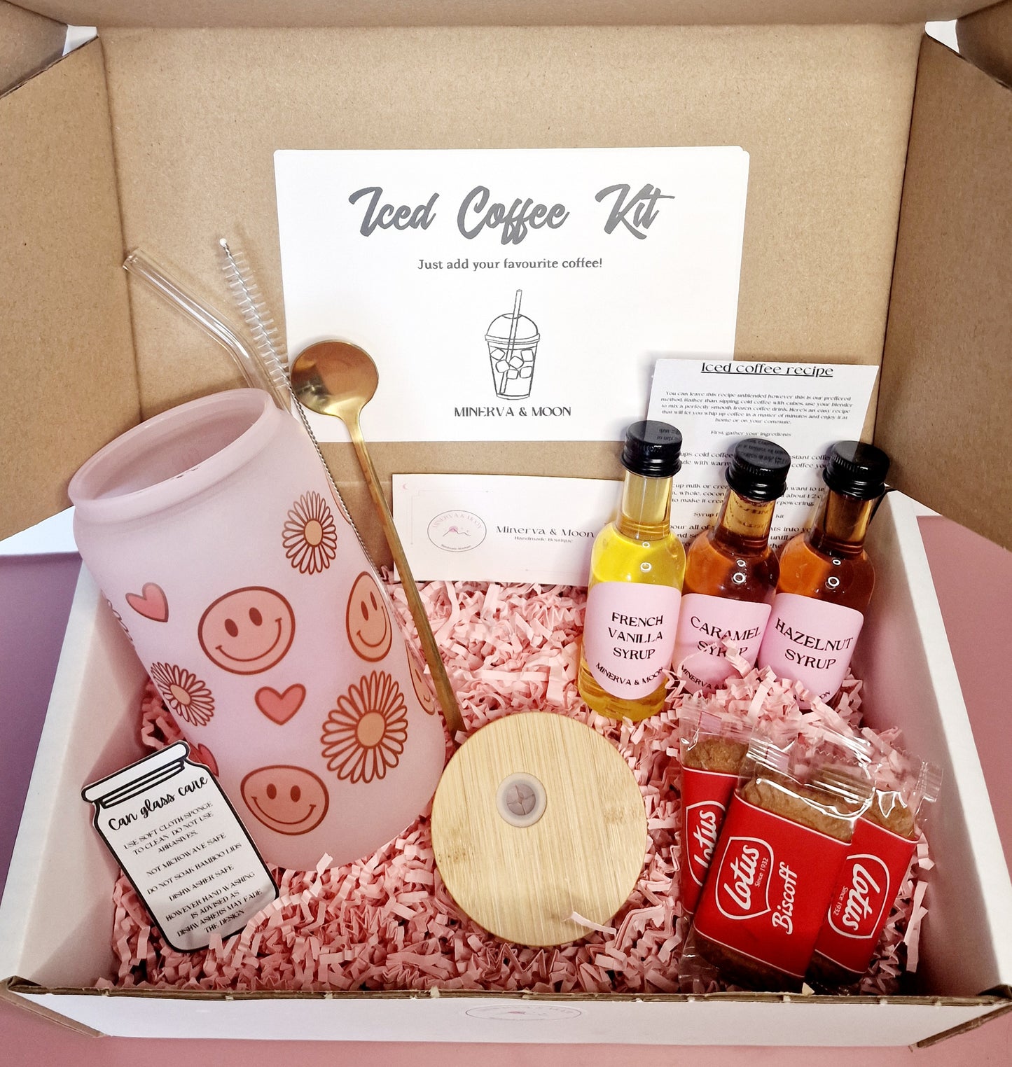 Iced Coffee Kit Gift Set | Glass Can Gift Set