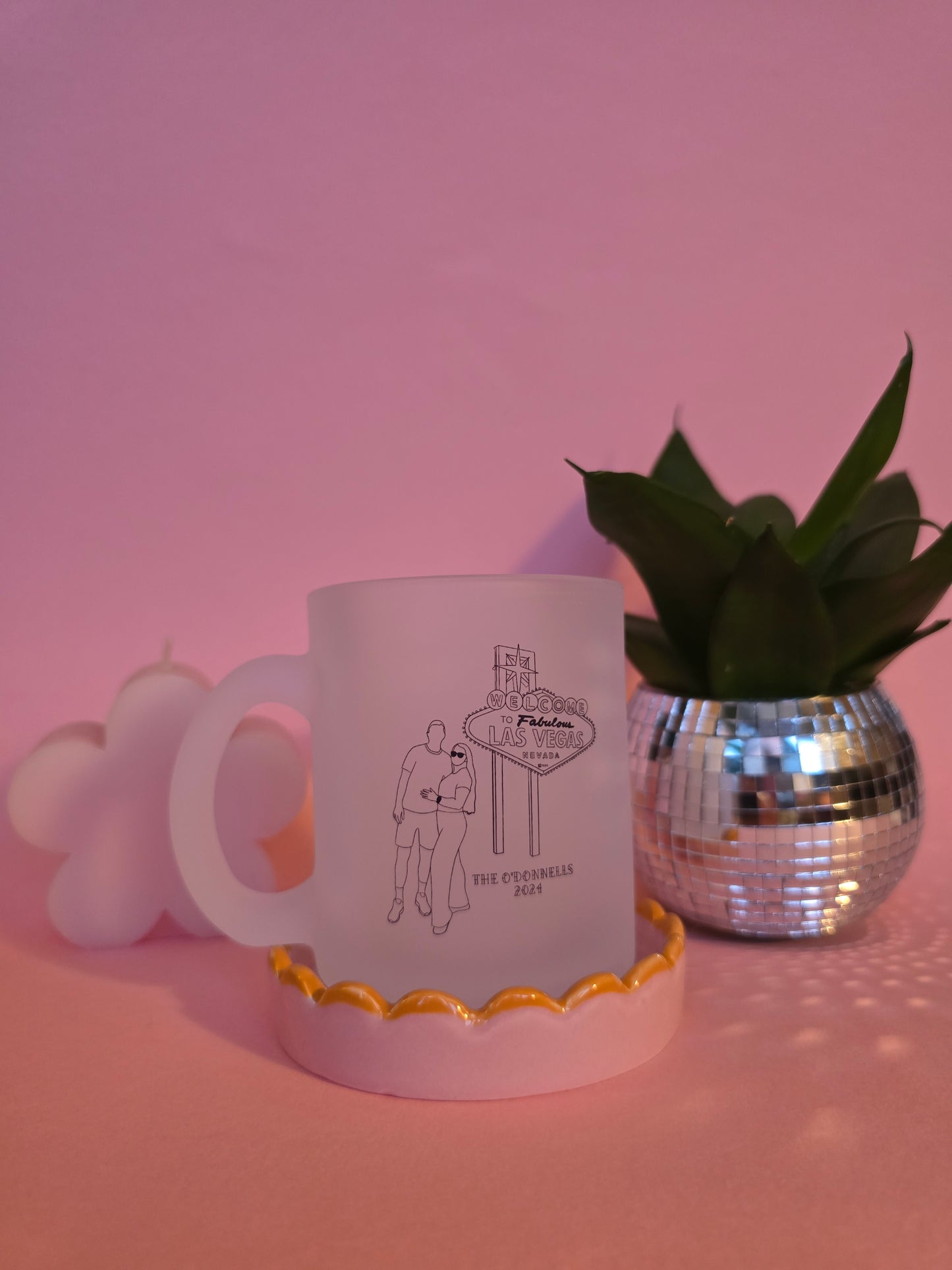 Personalised Photo Handrawn Line Art Drawing Printed Mug