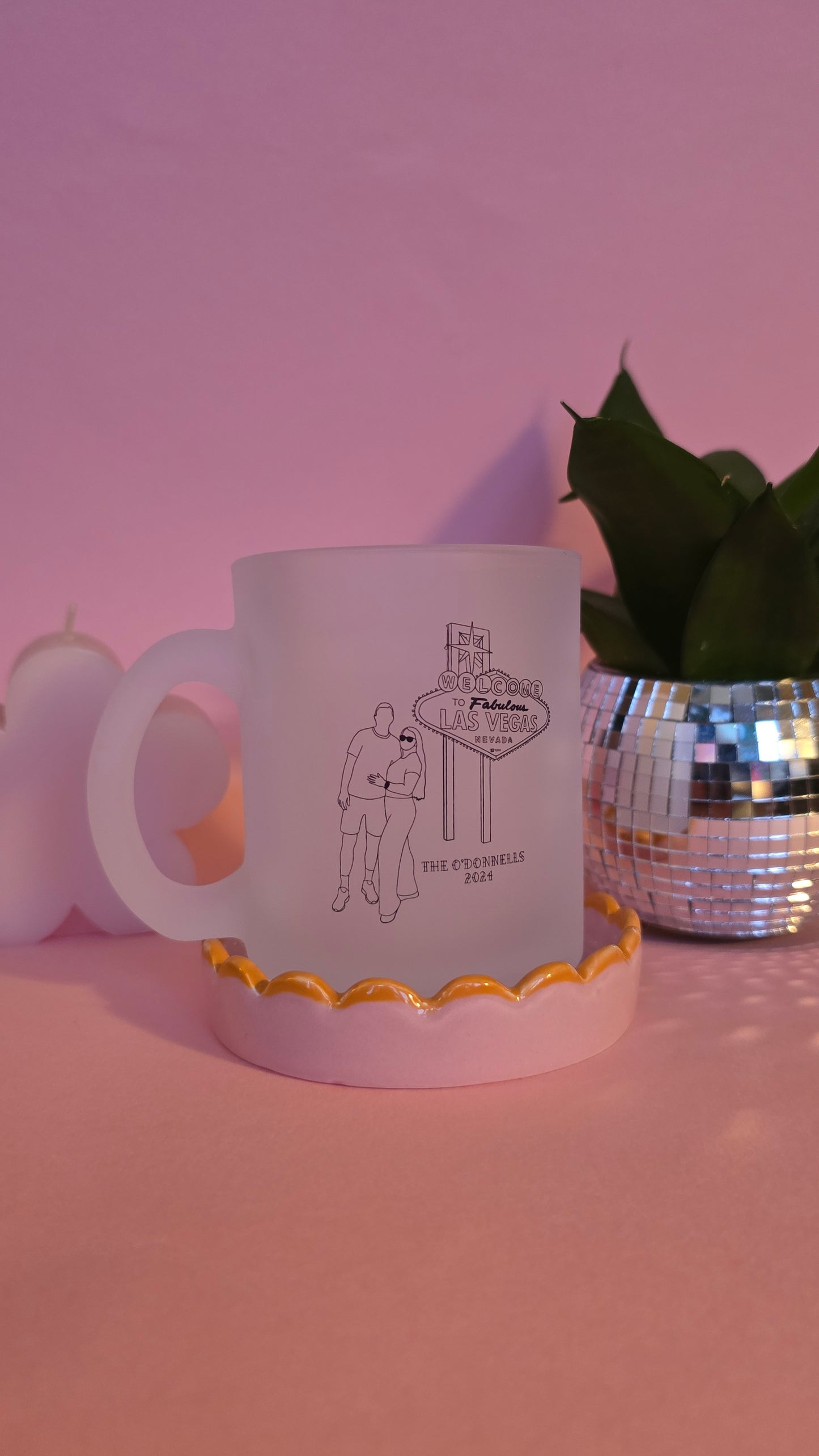 Personalised Photo Handrawn Line Art Drawing Printed Mug