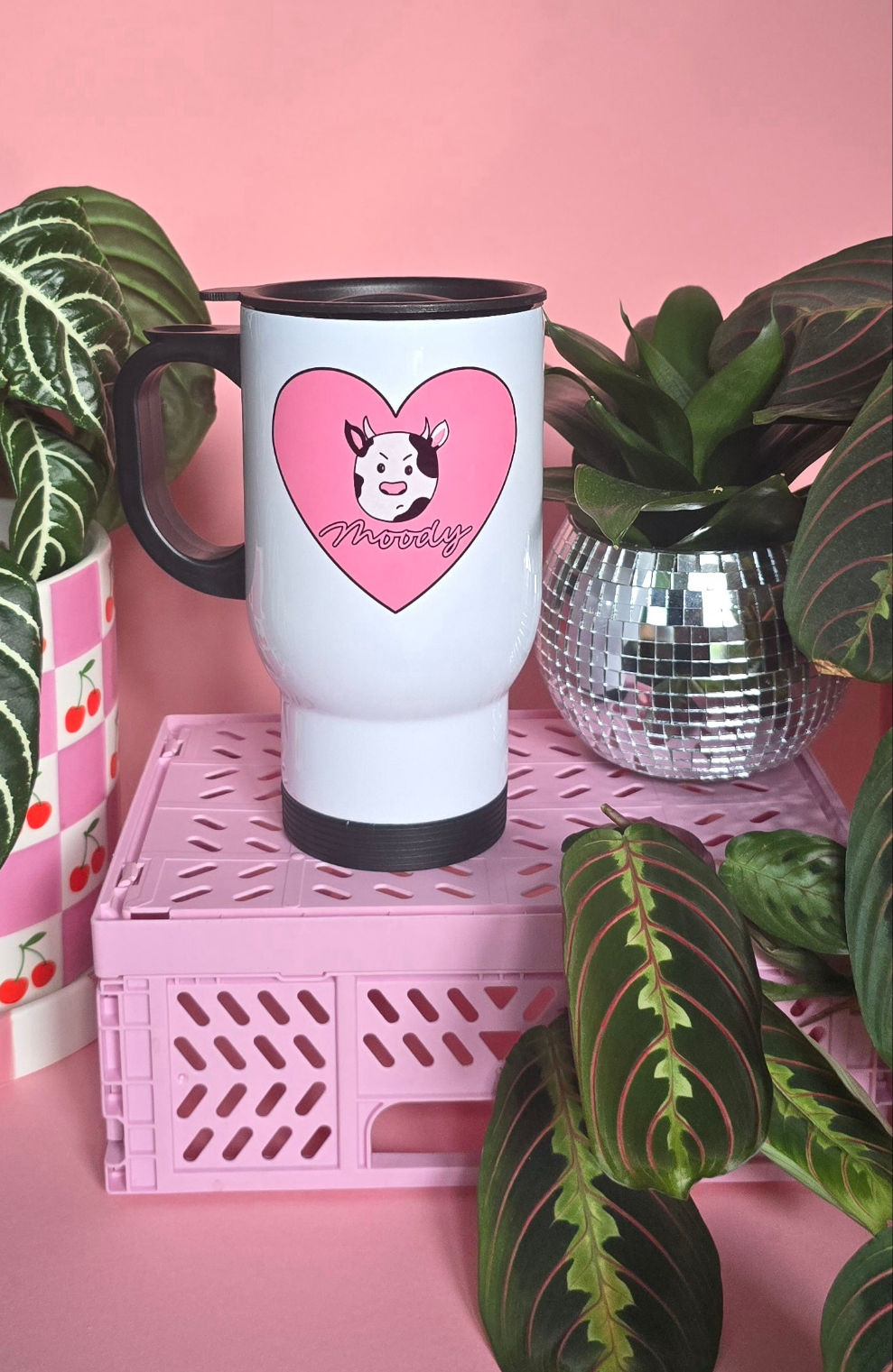 Moody Cow Travel Mug