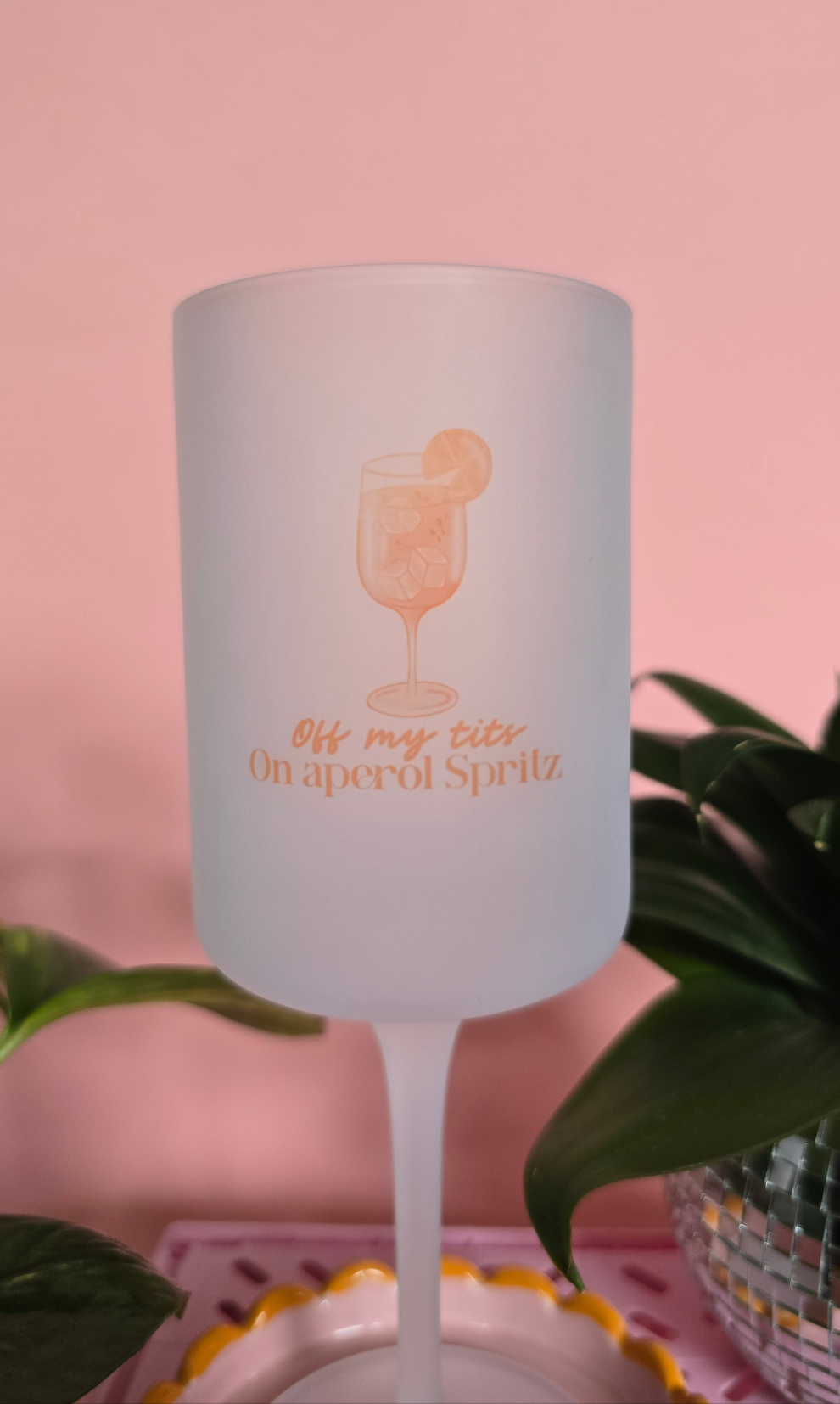Aperol Spritz Wine Glass