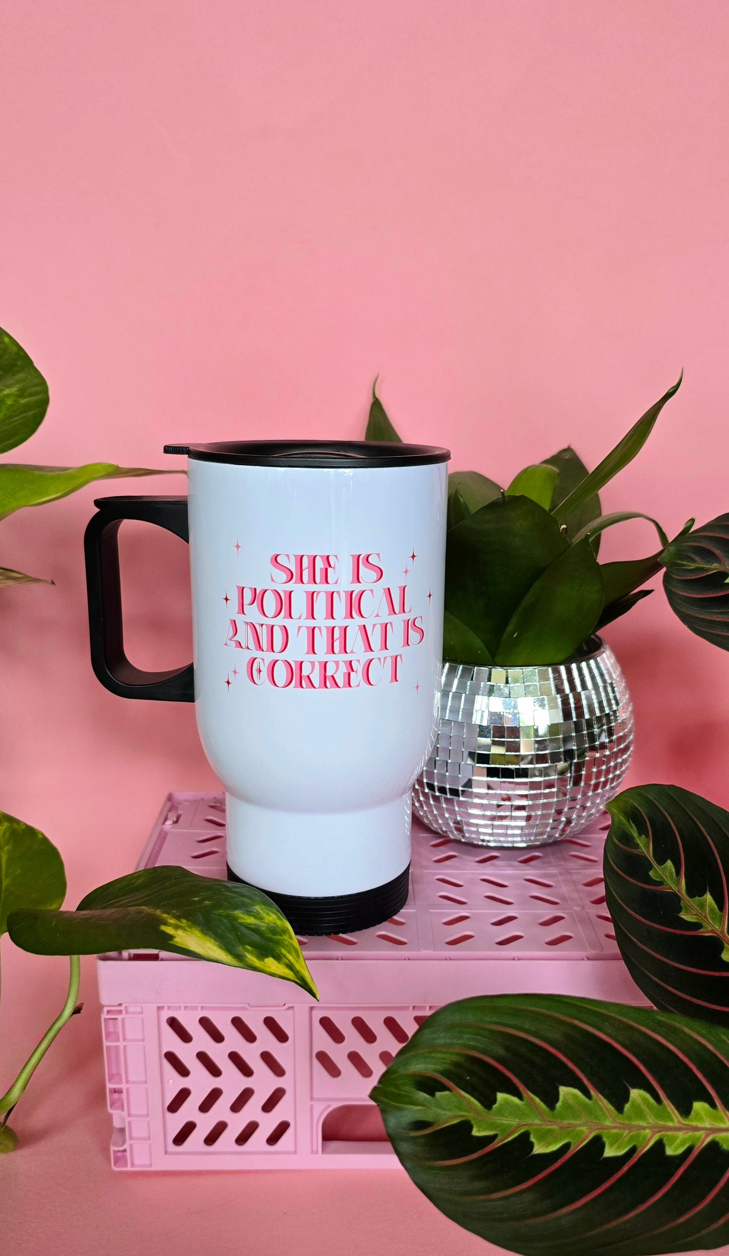 She is Political & That is Correct Travel Mug