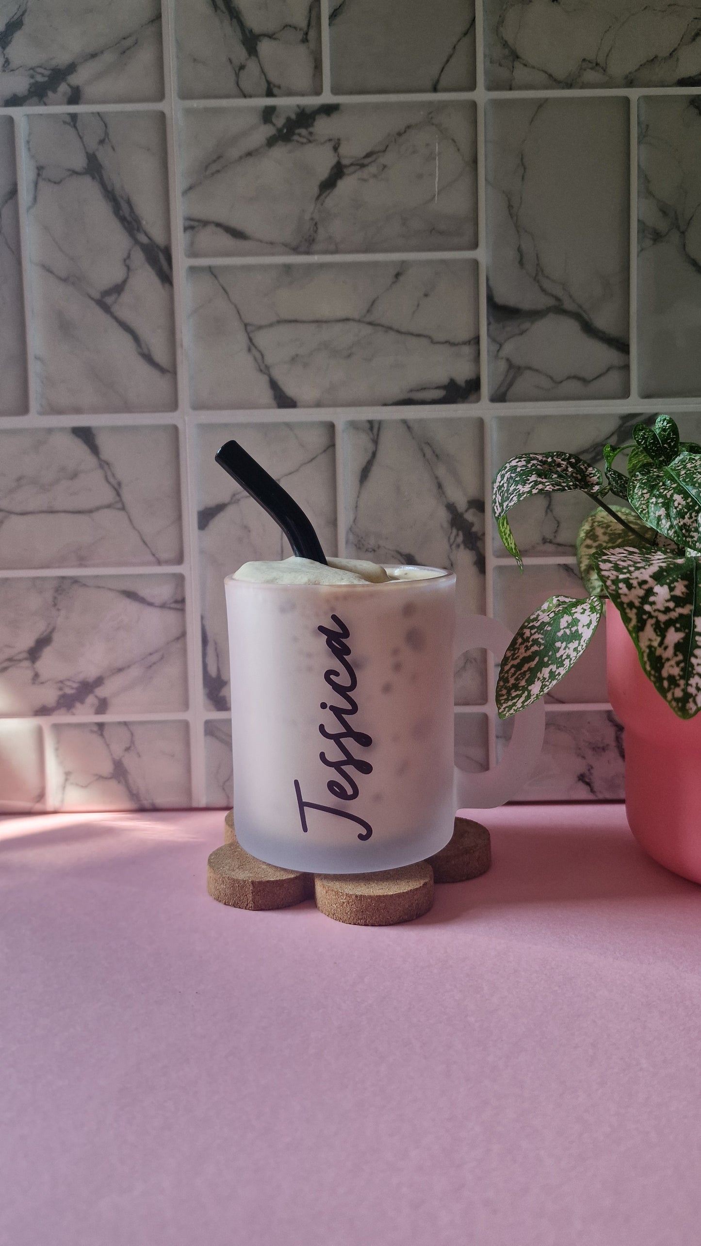 Personalised Frosted Mug