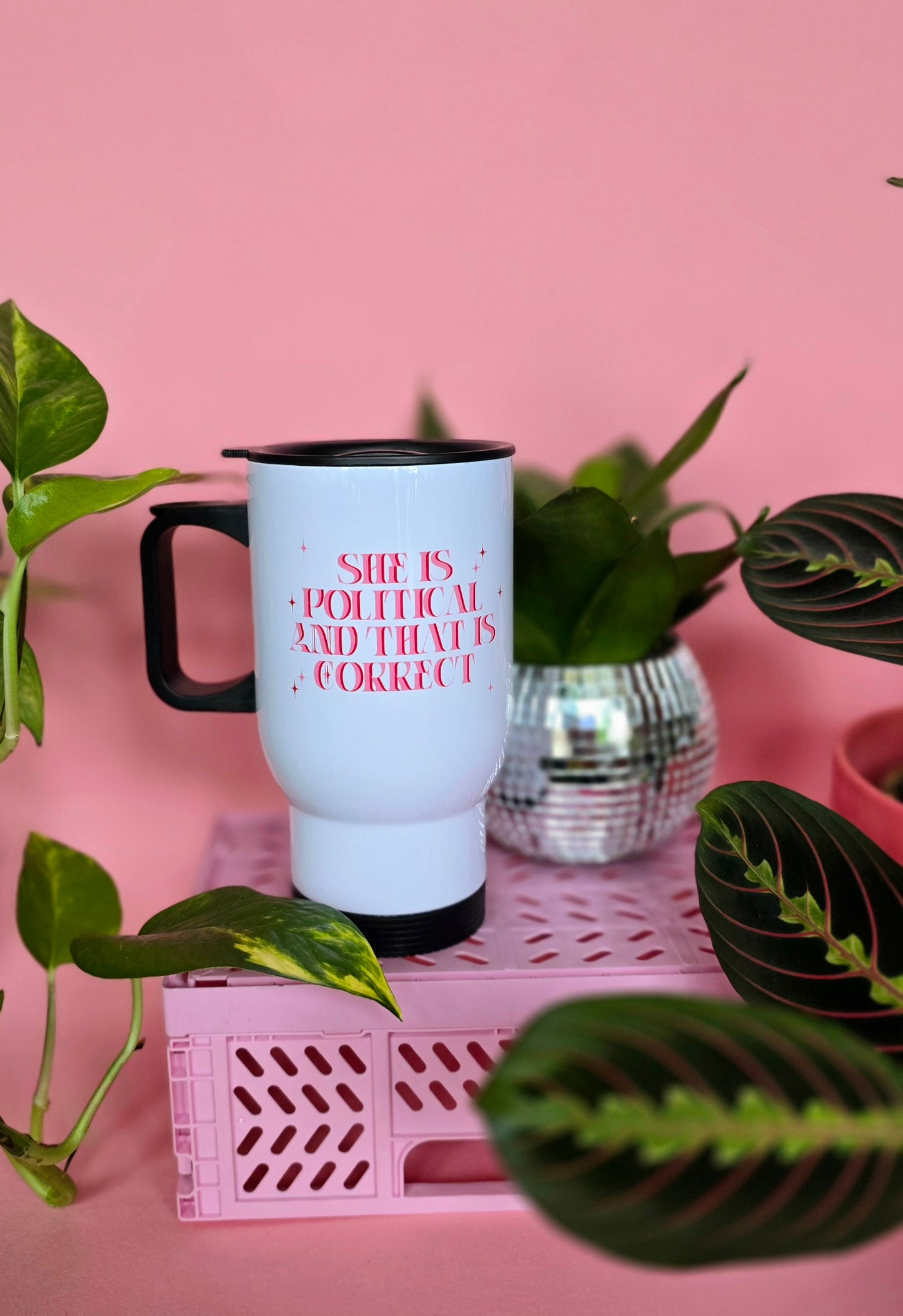 She is Political & That is Correct Travel Mug