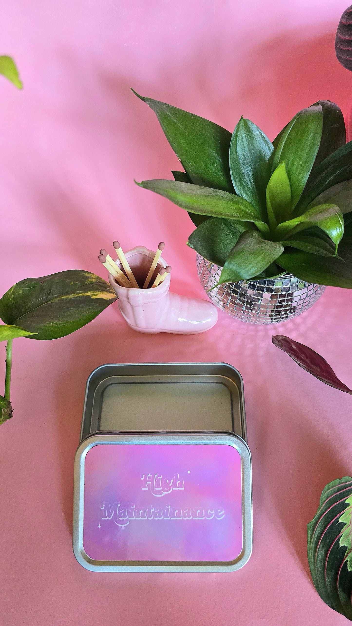 High Maintainance Rolling Tin | Funky Cute Tobacco Tin