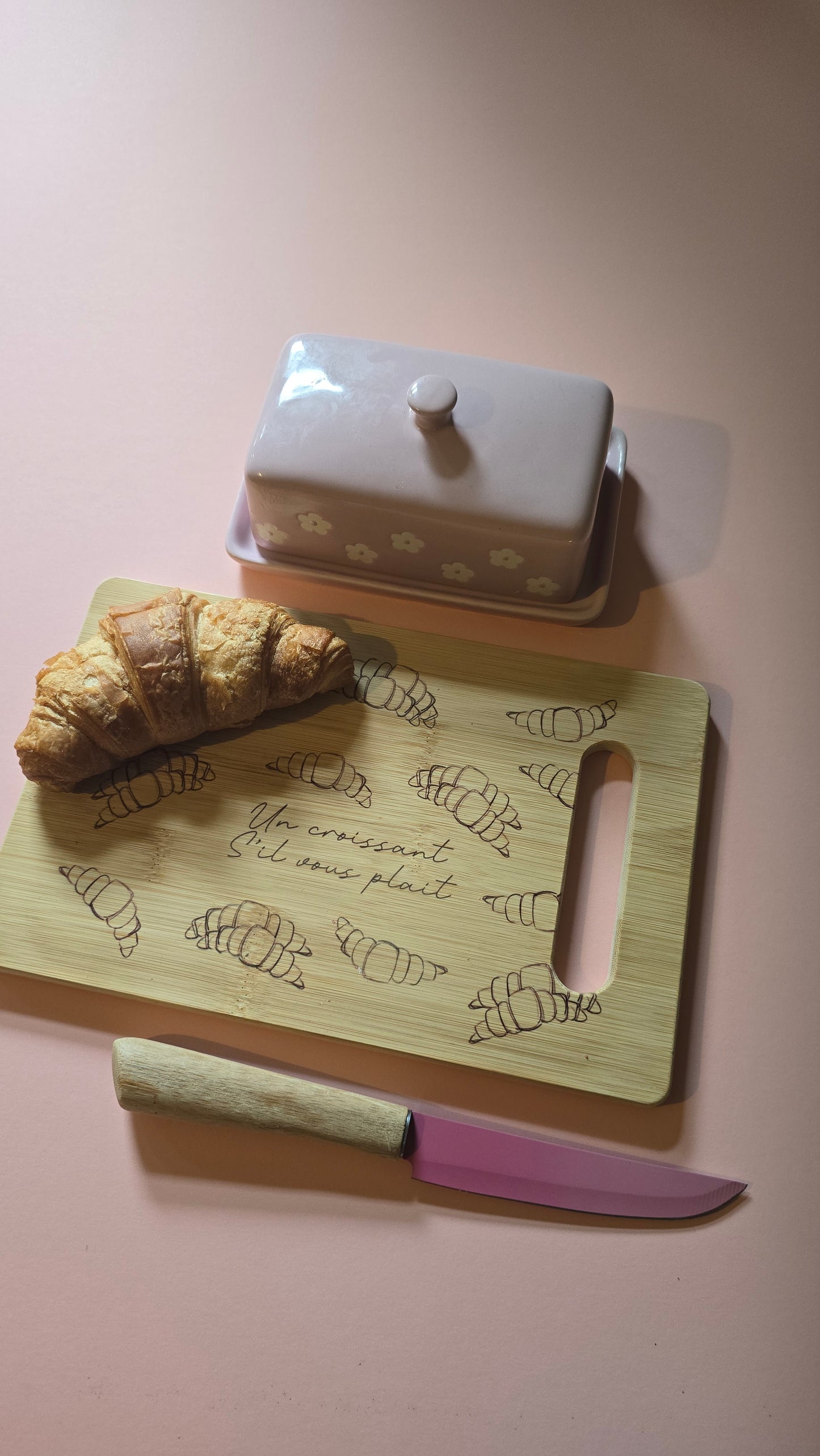 Croissant Organic Bamboo Chopping Board