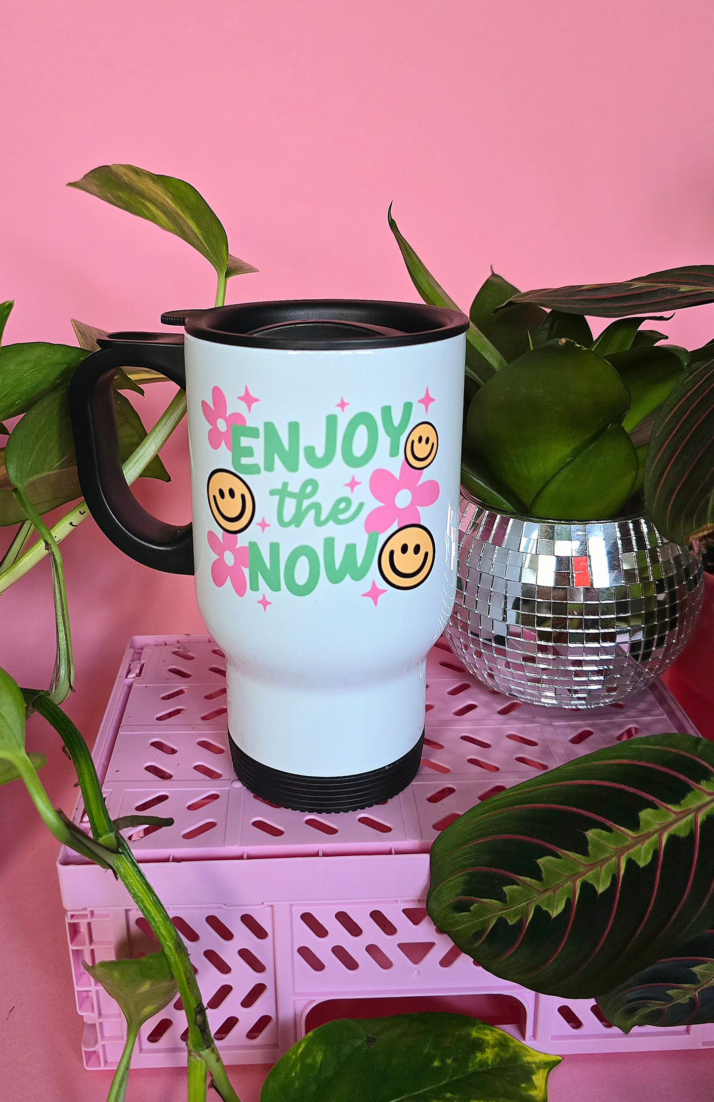 Enjoy The Now | Cute Travel Mugs