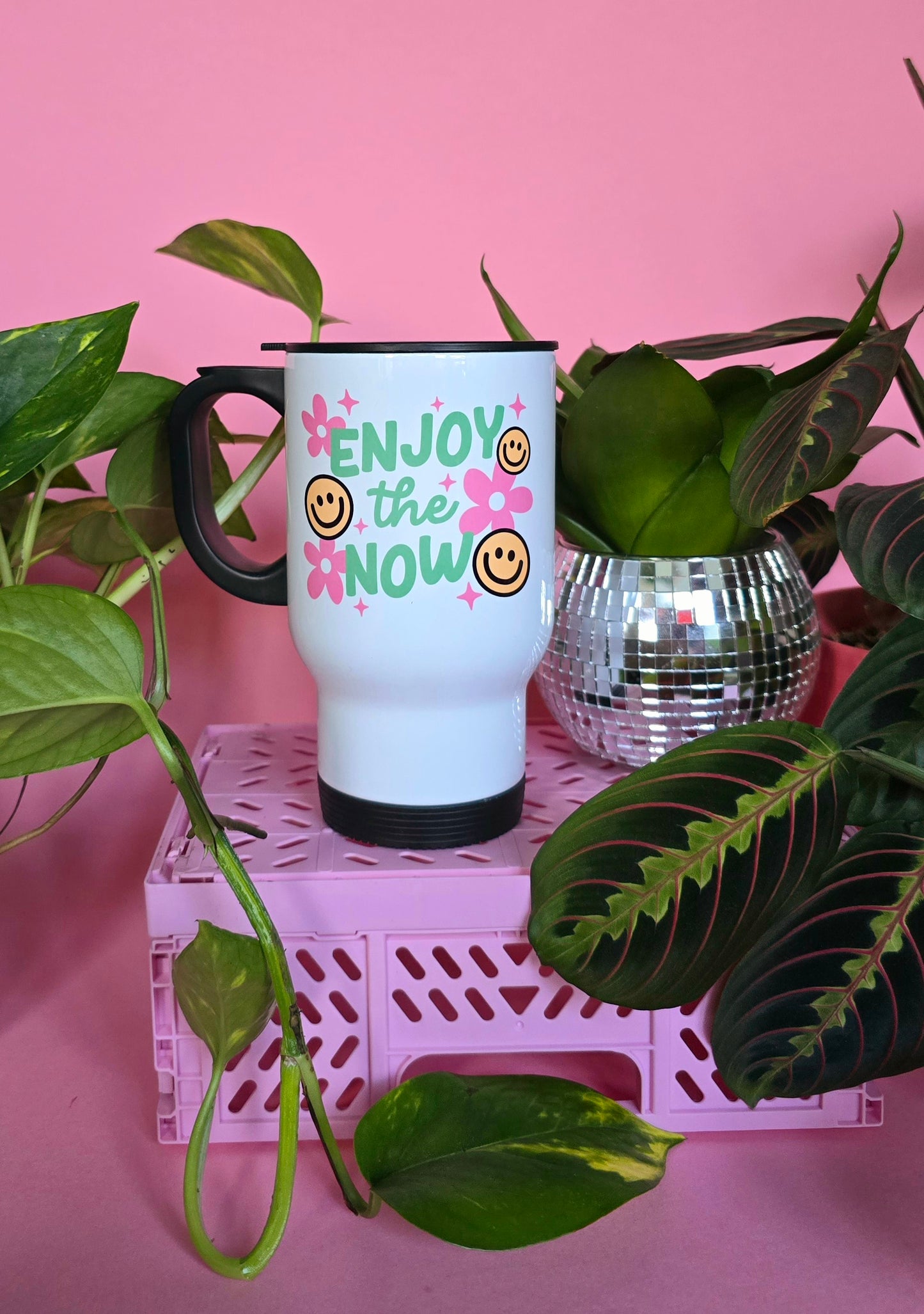 Enjoy The Now | Cute Travel Mugs