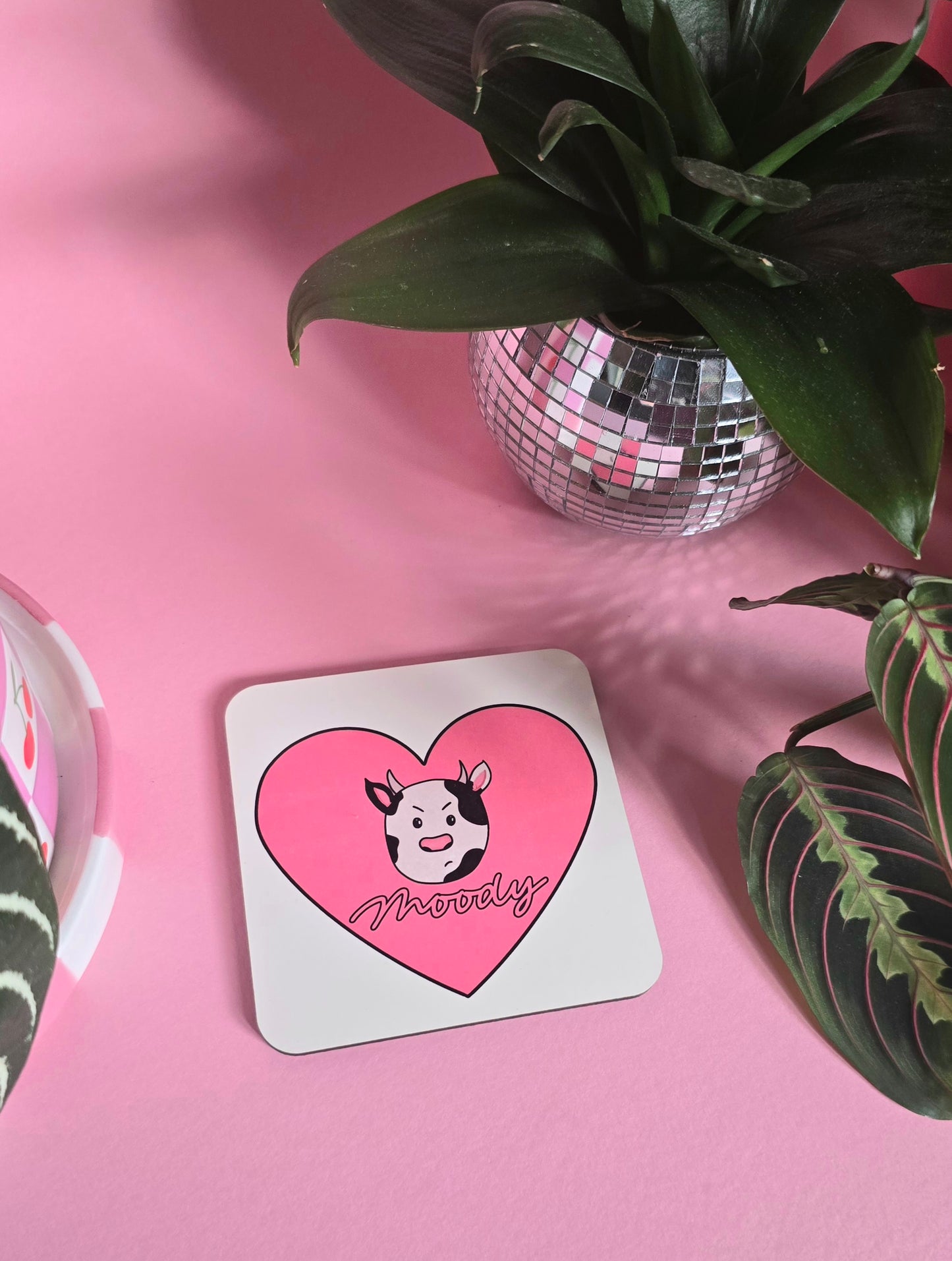 Moody Cow Coaster