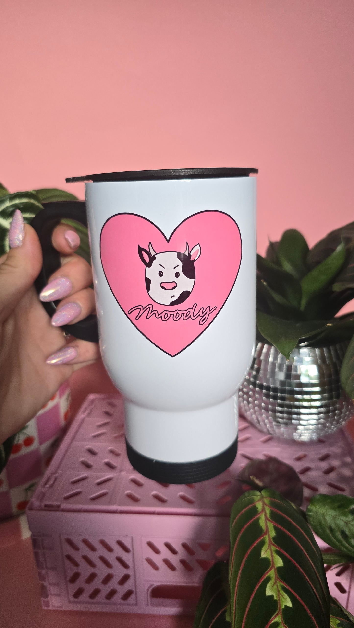 Moody Cow Travel Mug