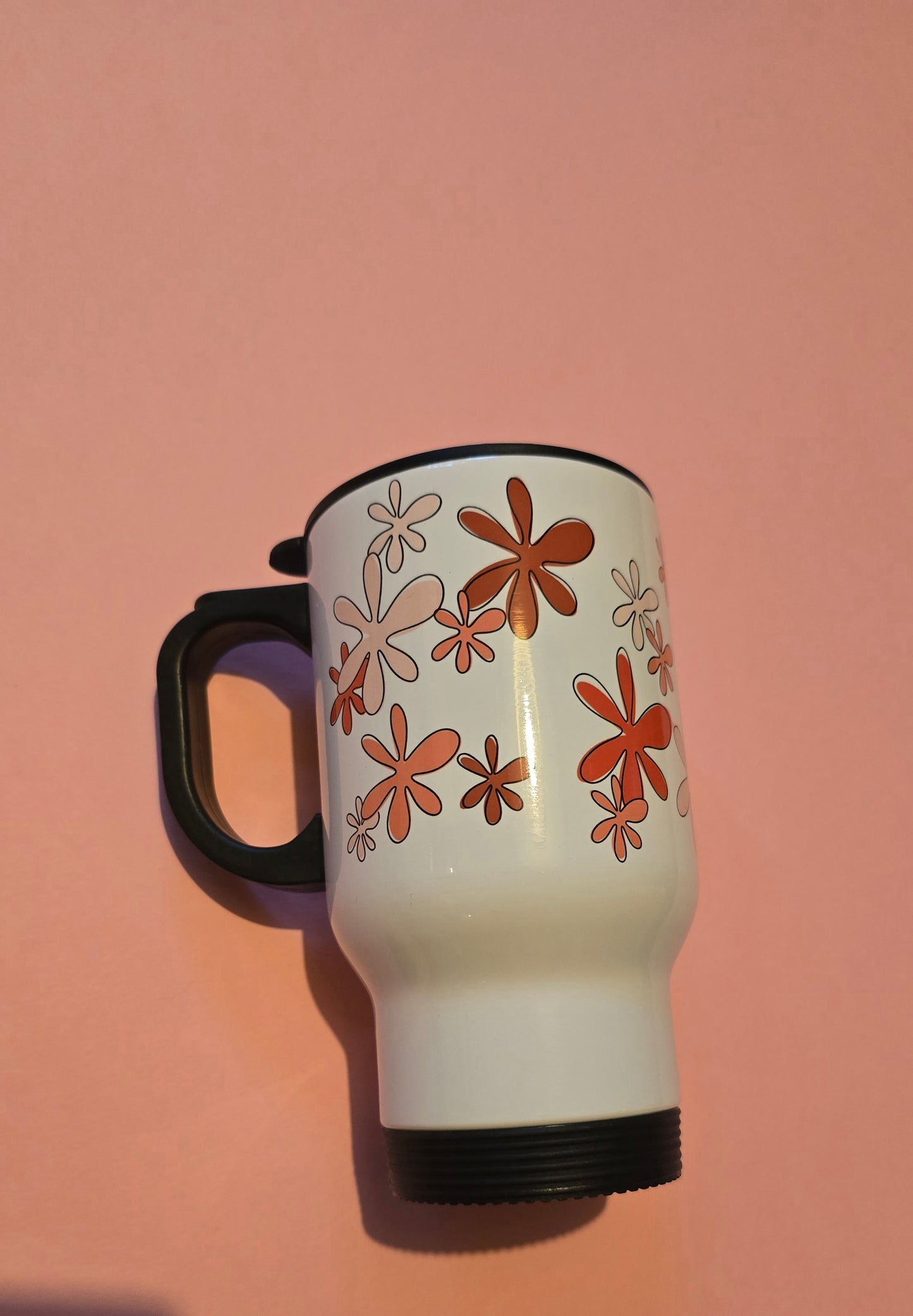 *sale* vintage floral travel mug