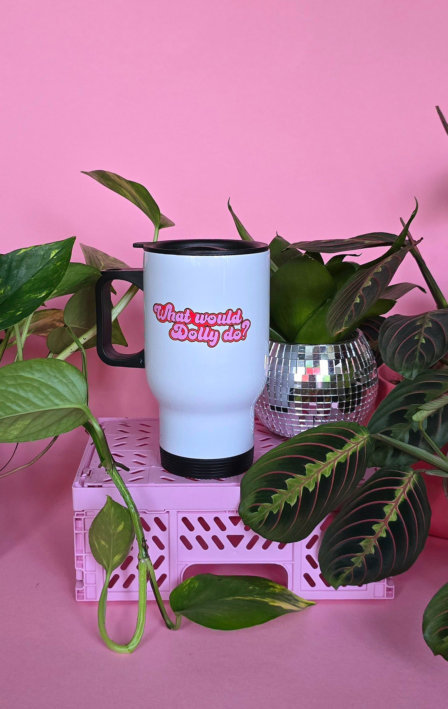 What Would Dolly Do? Cute Dolly Parton Inspired Travel Mugs