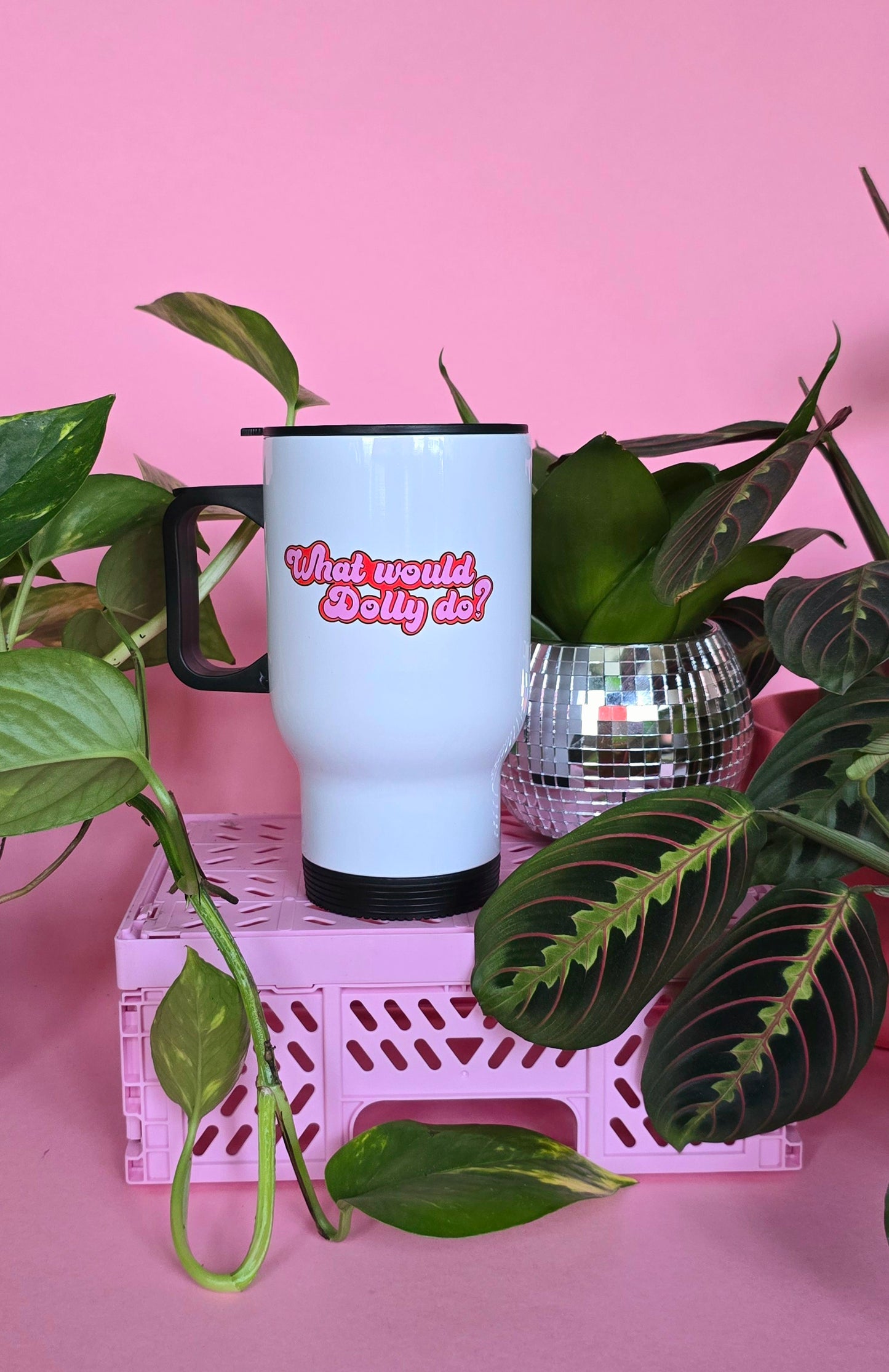 What Would Dolly Do? Cute Dolly Parton Inspired Travel Mugs