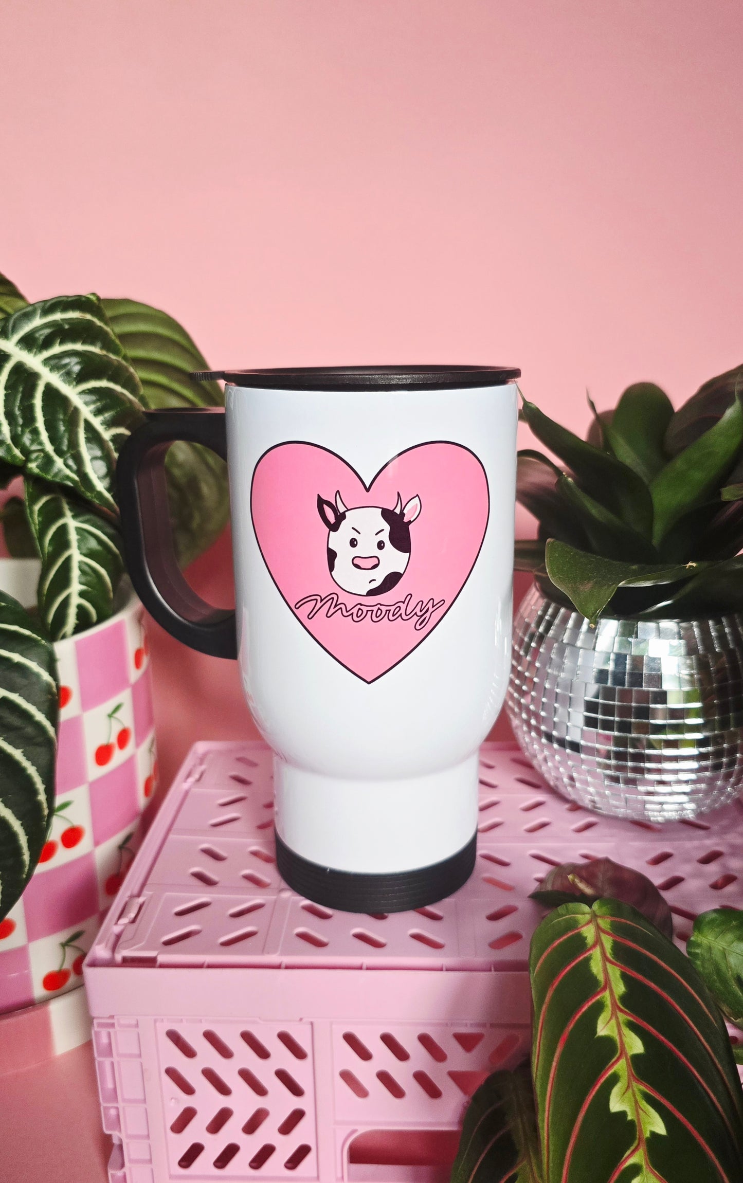 Moody Cow Travel Mug