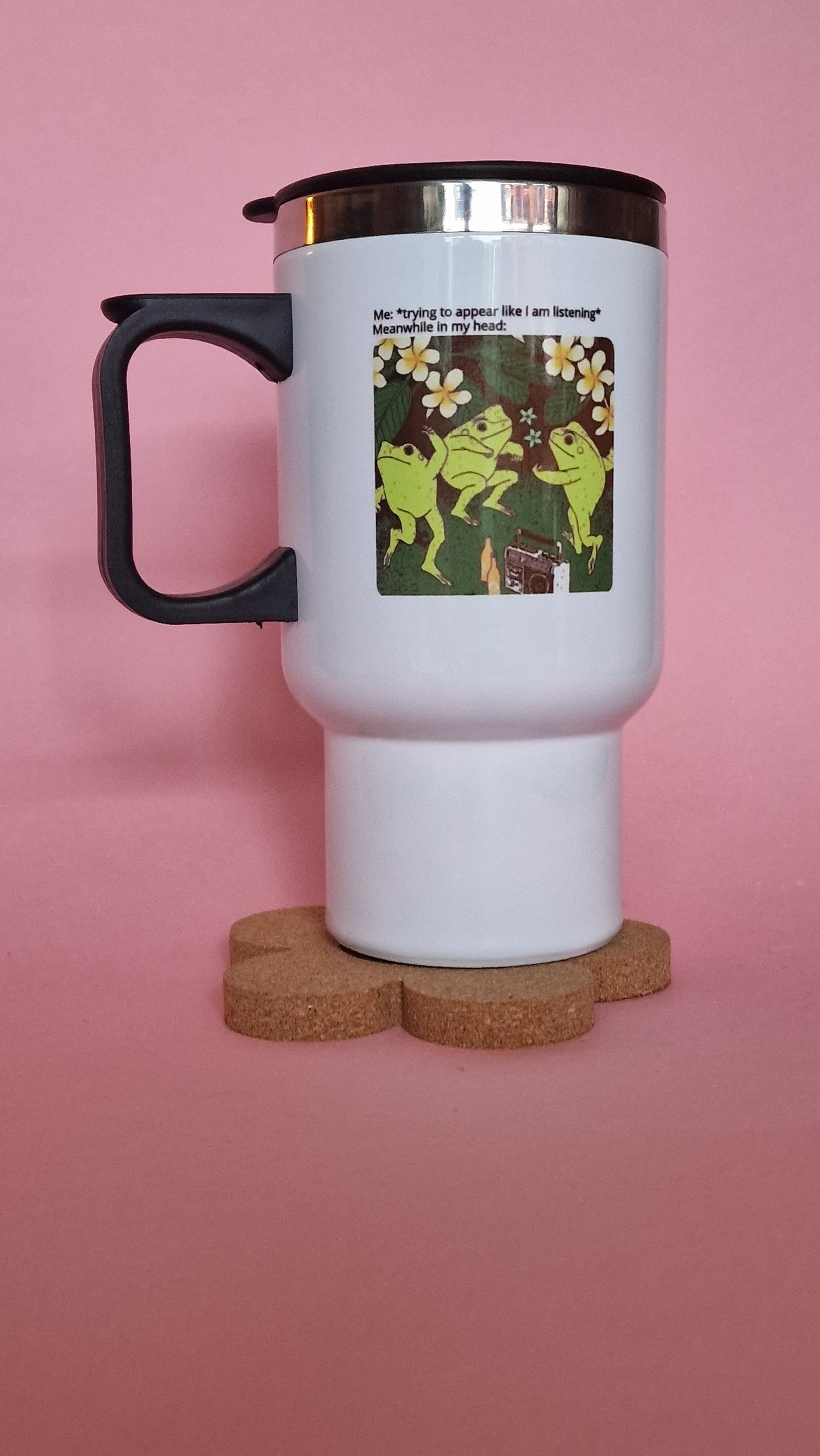Frog Meme | Cute Travel Mugs