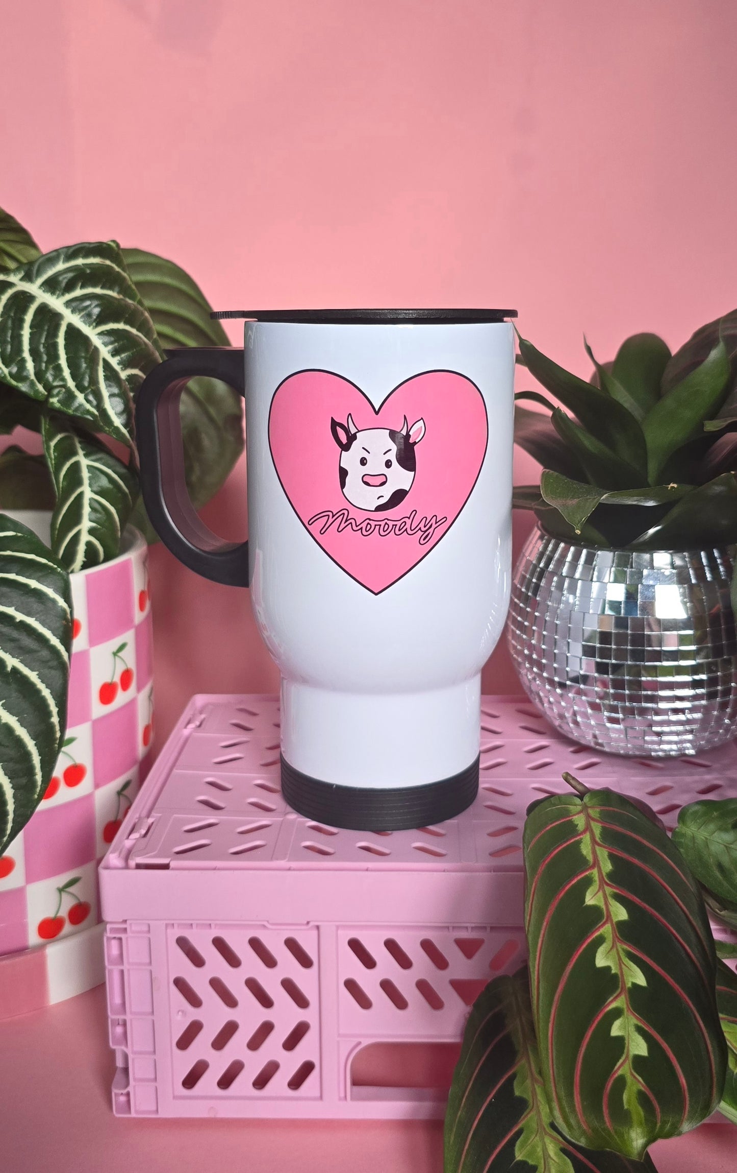Moody Cow Travel Mug