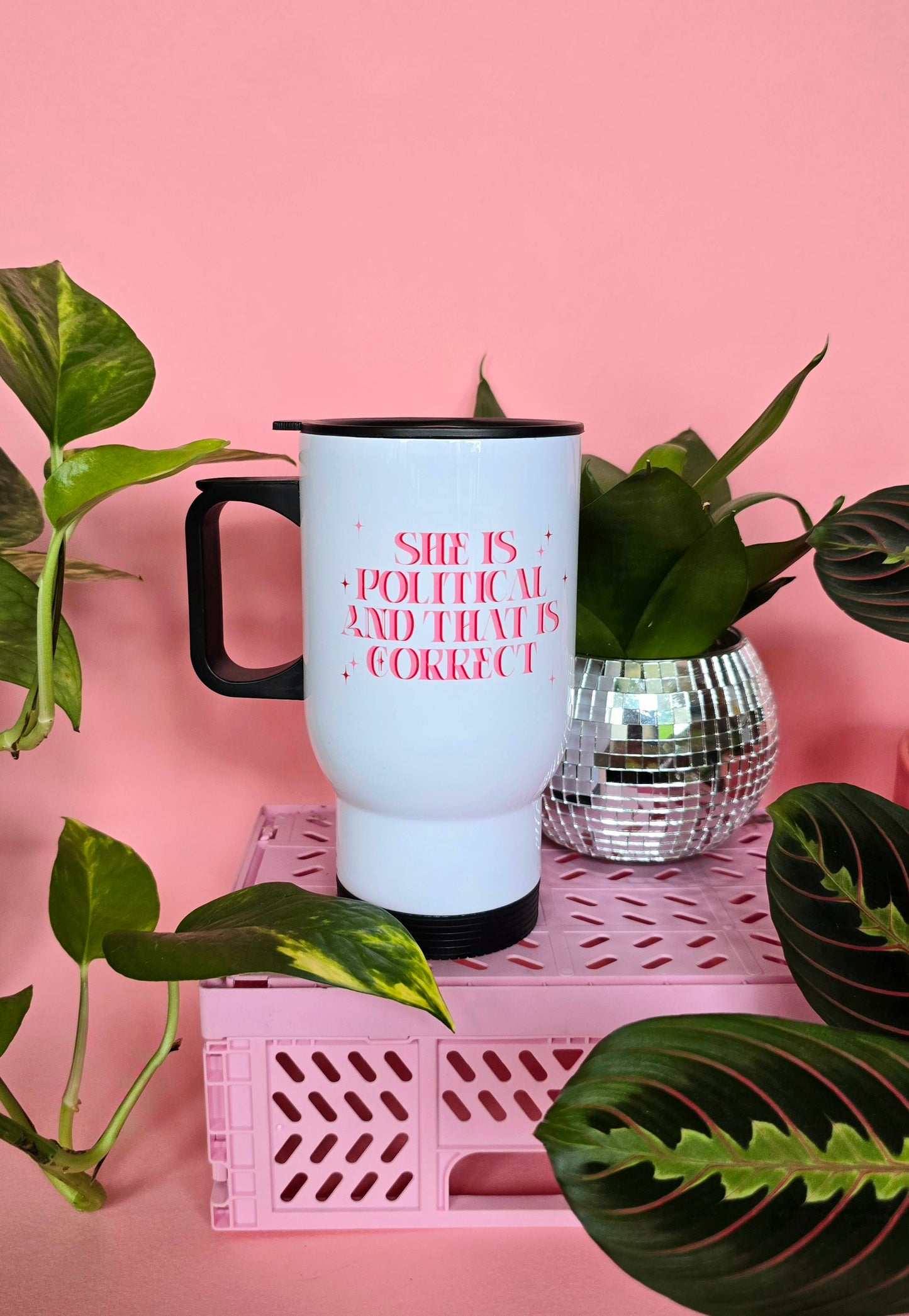 She is Political & That is Correct Travel Mug