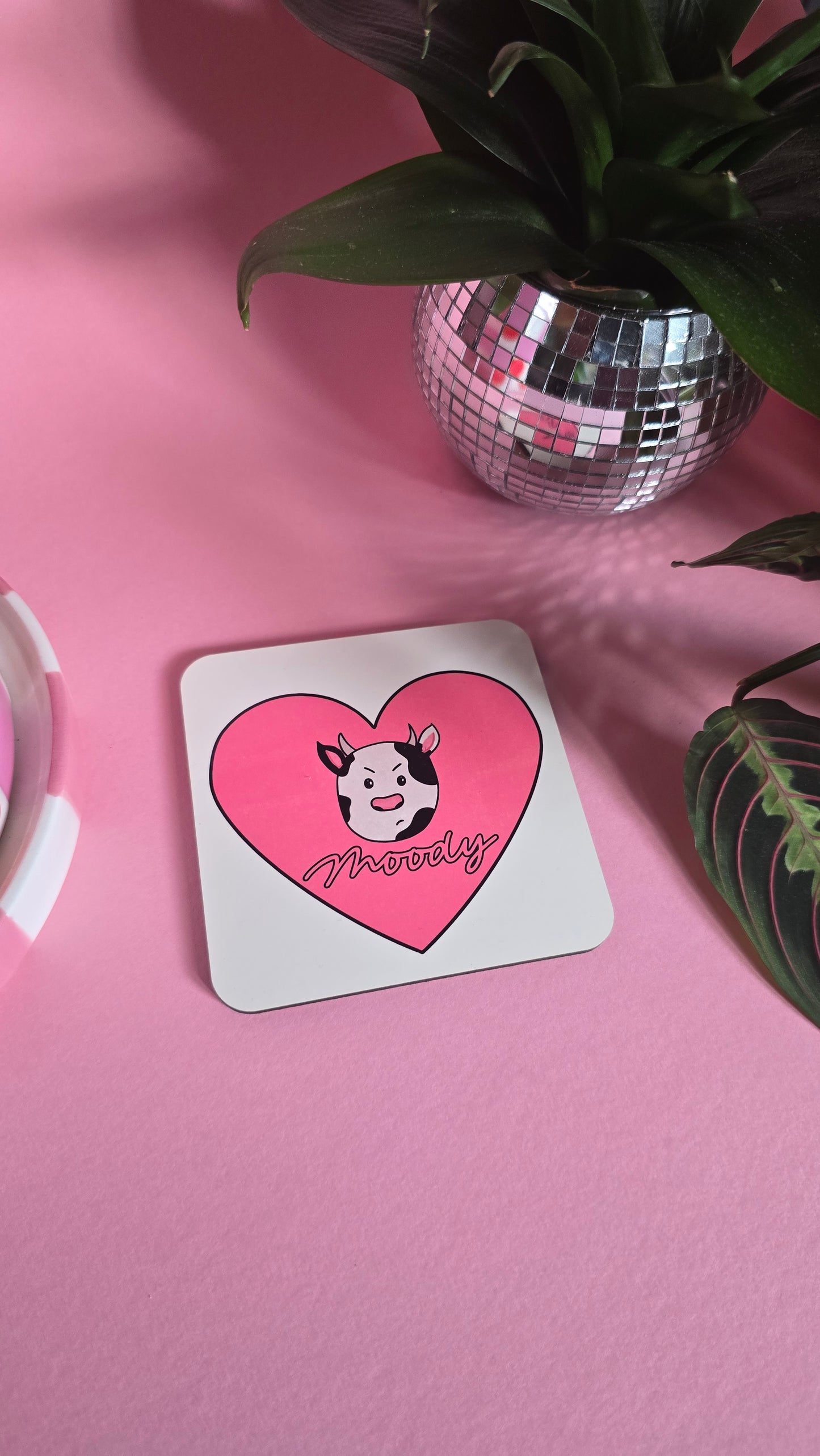 Moody Cow Coaster