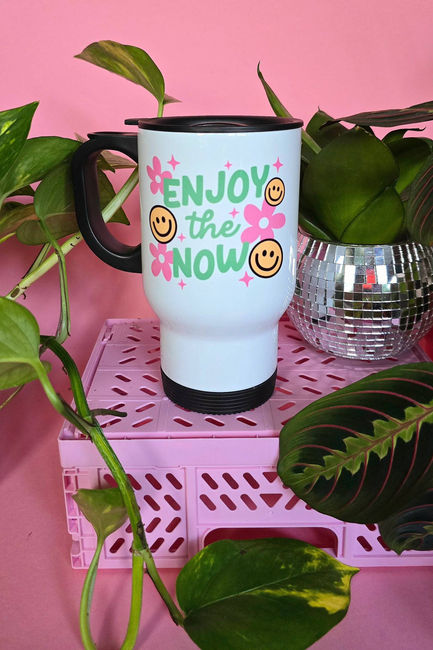 Enjoy The Now | Cute Travel Mugs