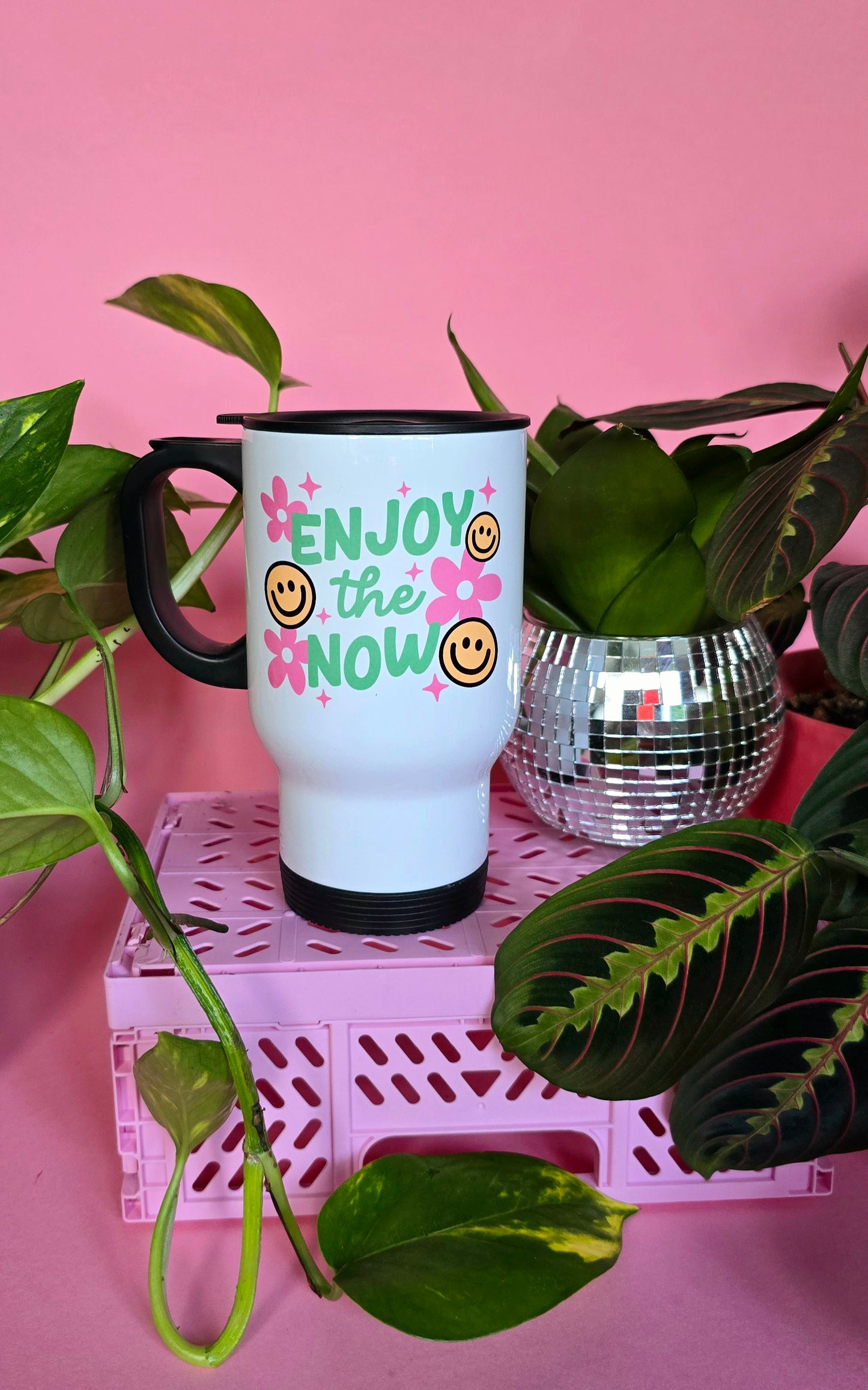 Enjoy The Now | Cute Travel Mugs