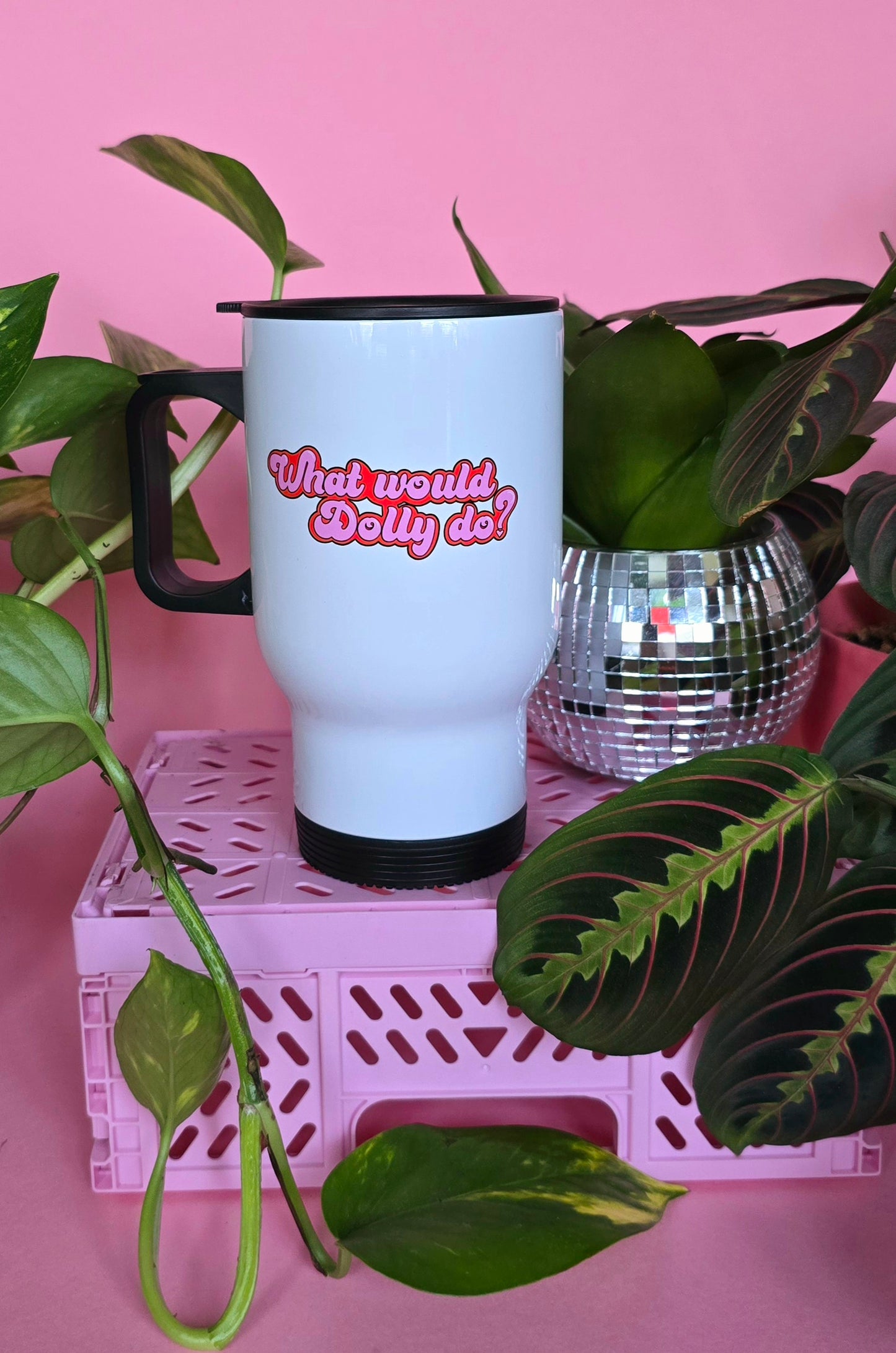 What Would Dolly Do? Cute Dolly Parton Inspired Travel Mugs