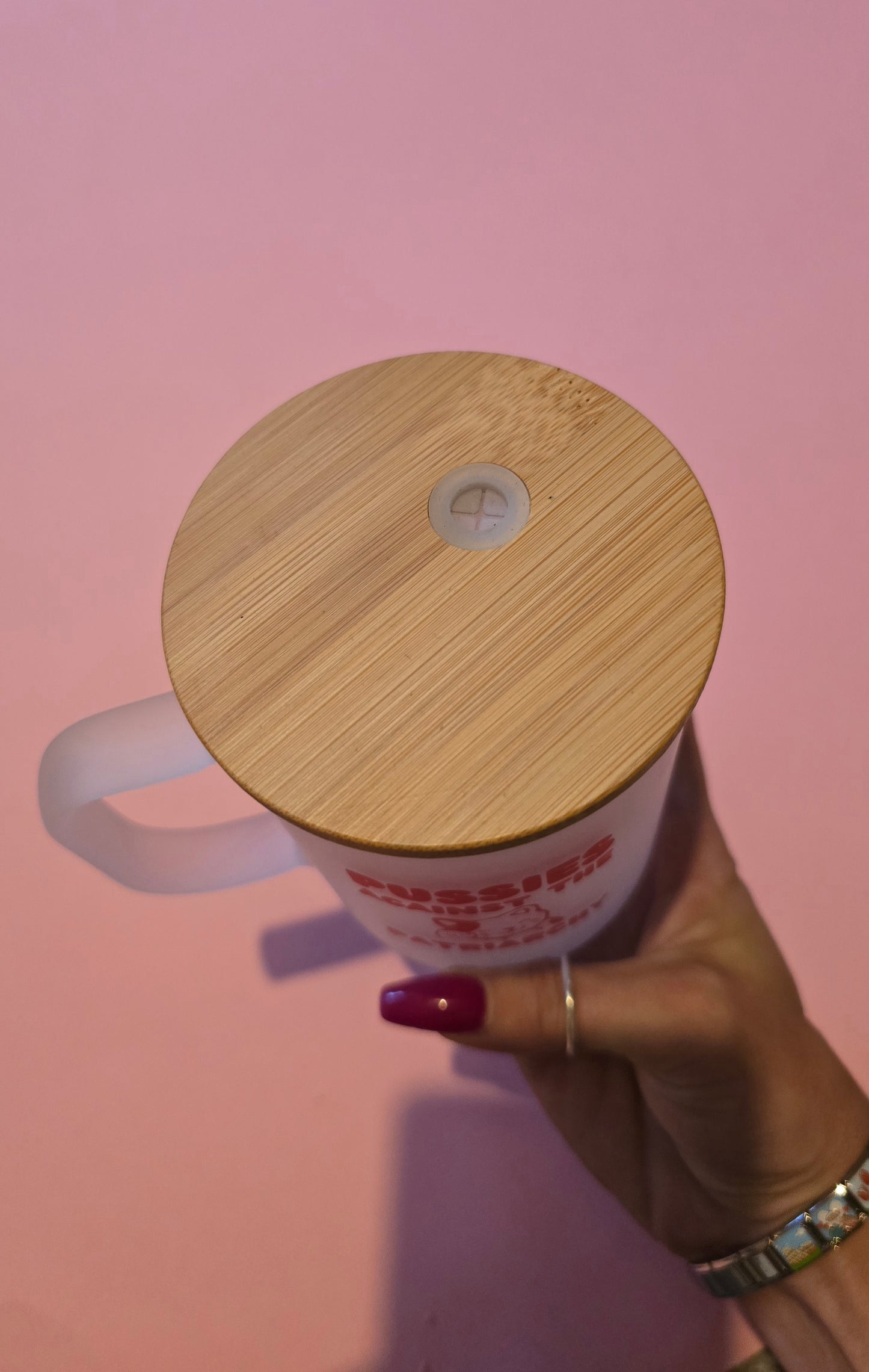 *sale* large lidded mug 750ml