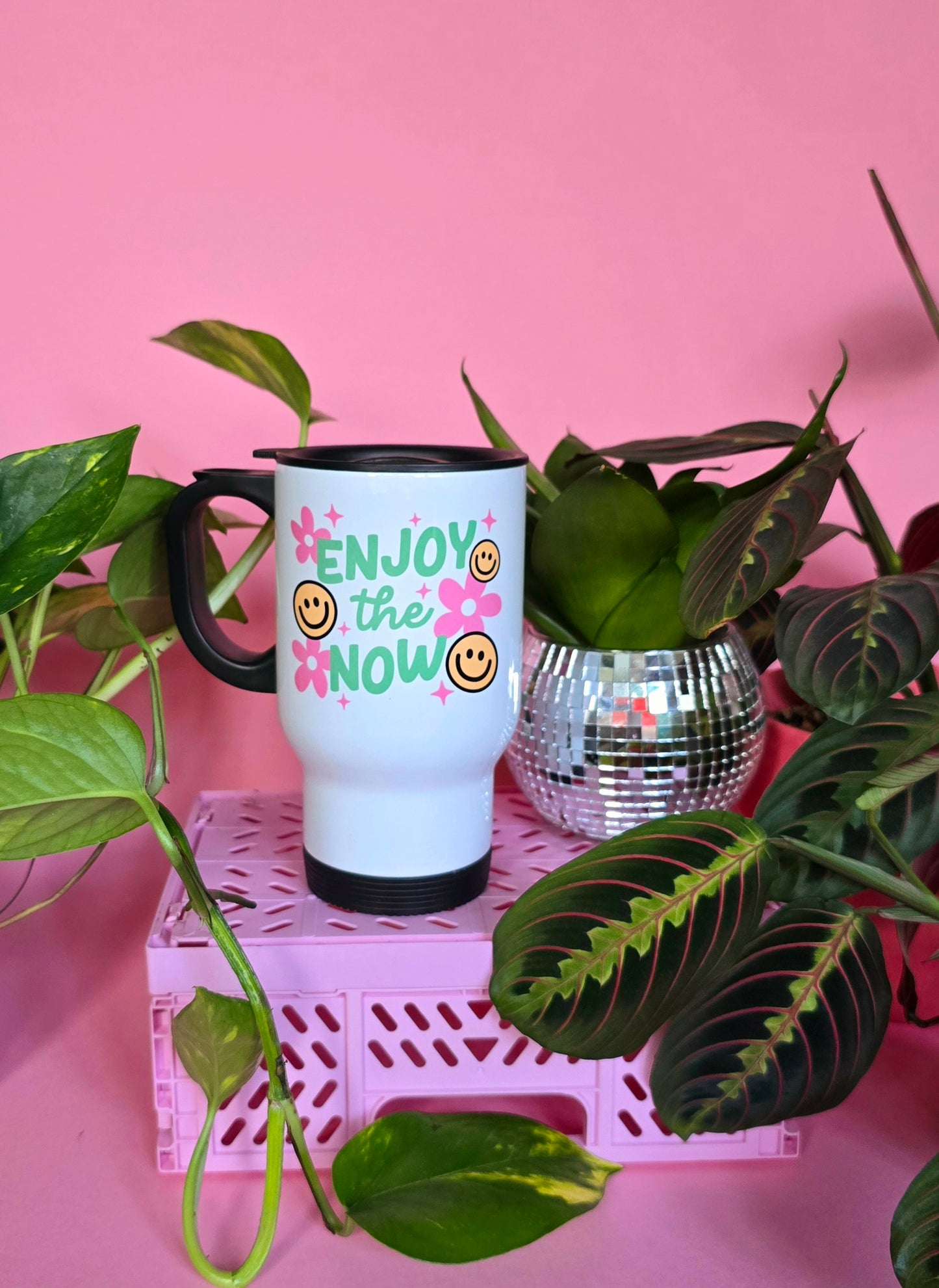 Enjoy The Now | Cute Travel Mugs