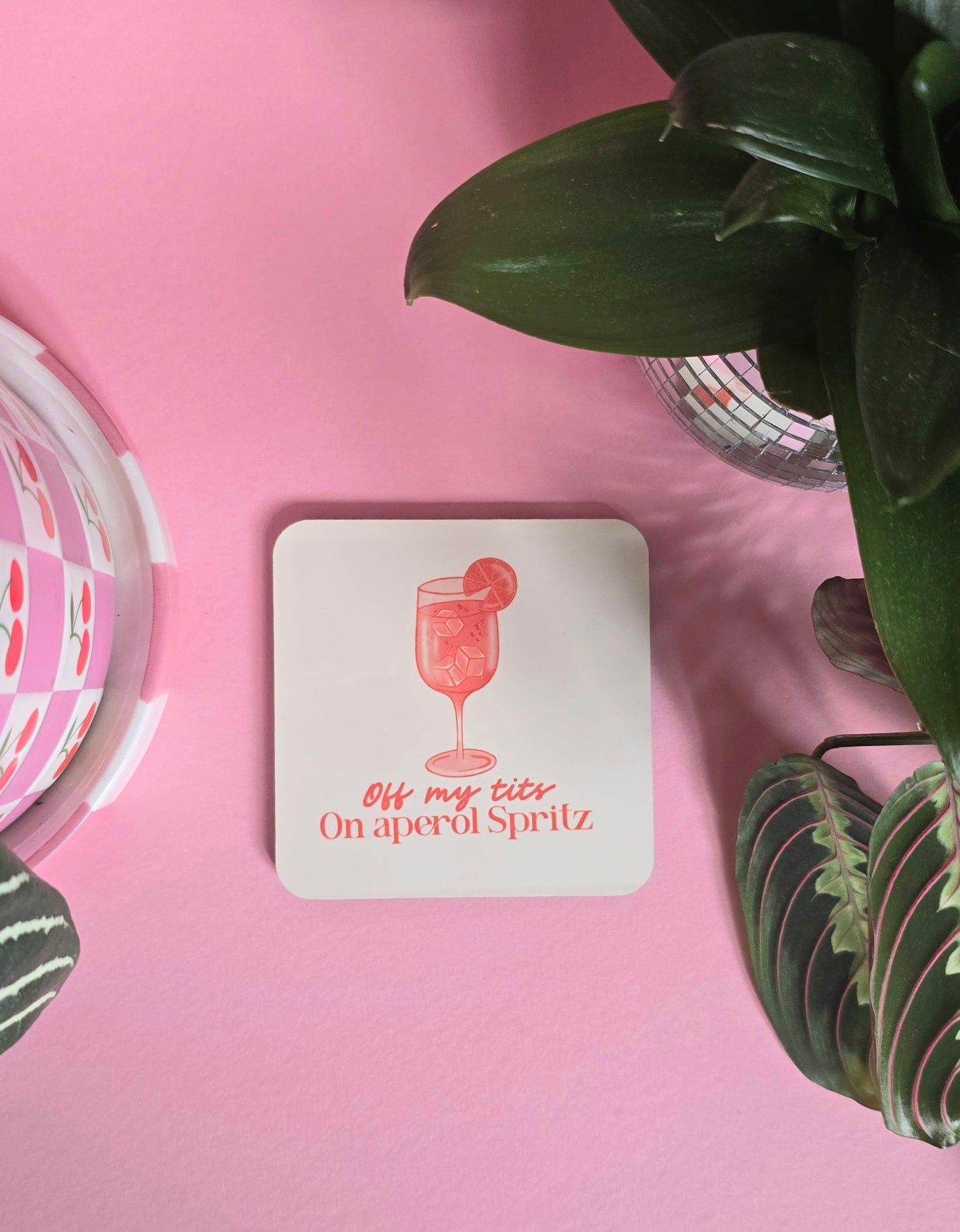 Aperol Spritz Coaster