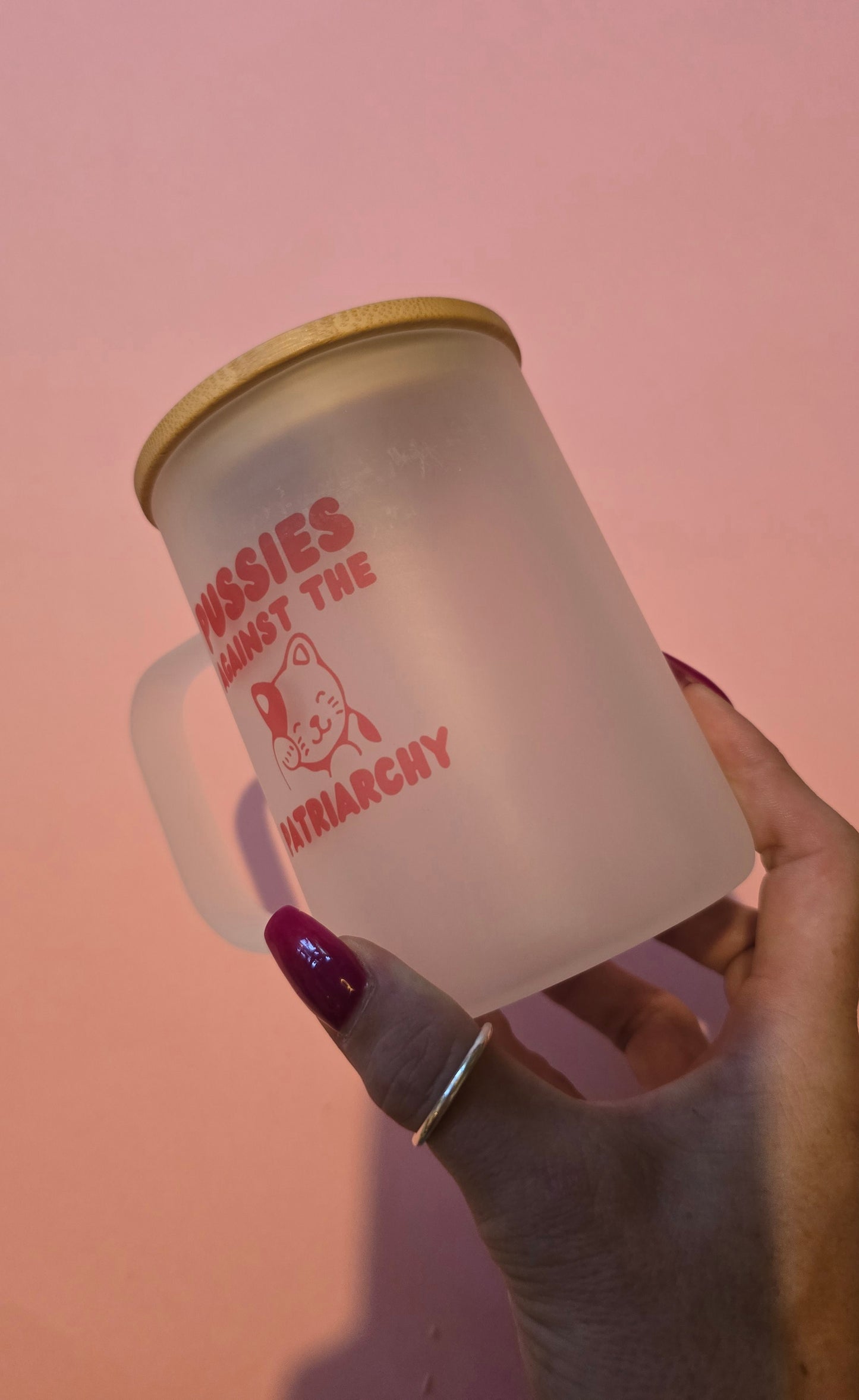 *sale* large lidded mug 750ml