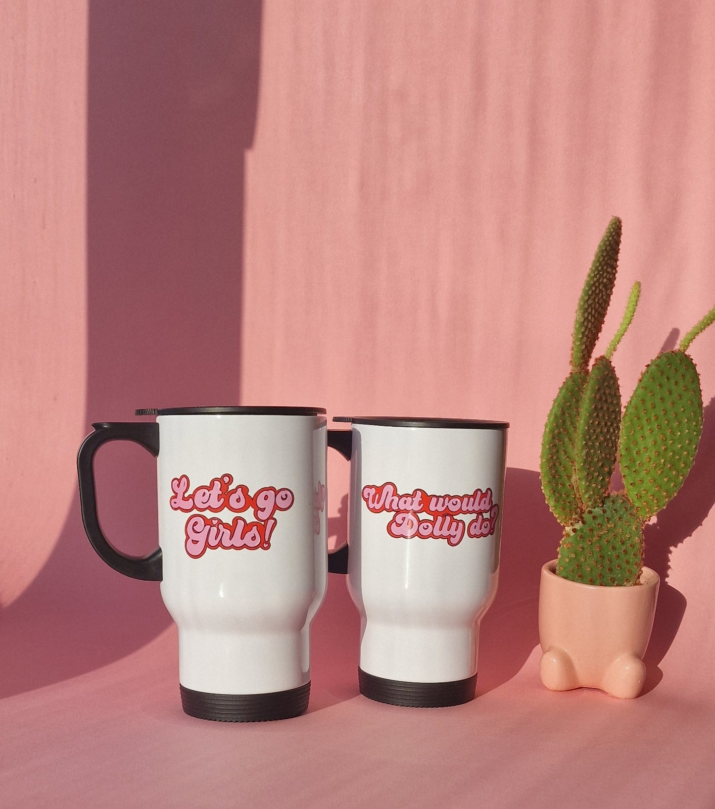 Lets Go Girls Cute Travel Mugs