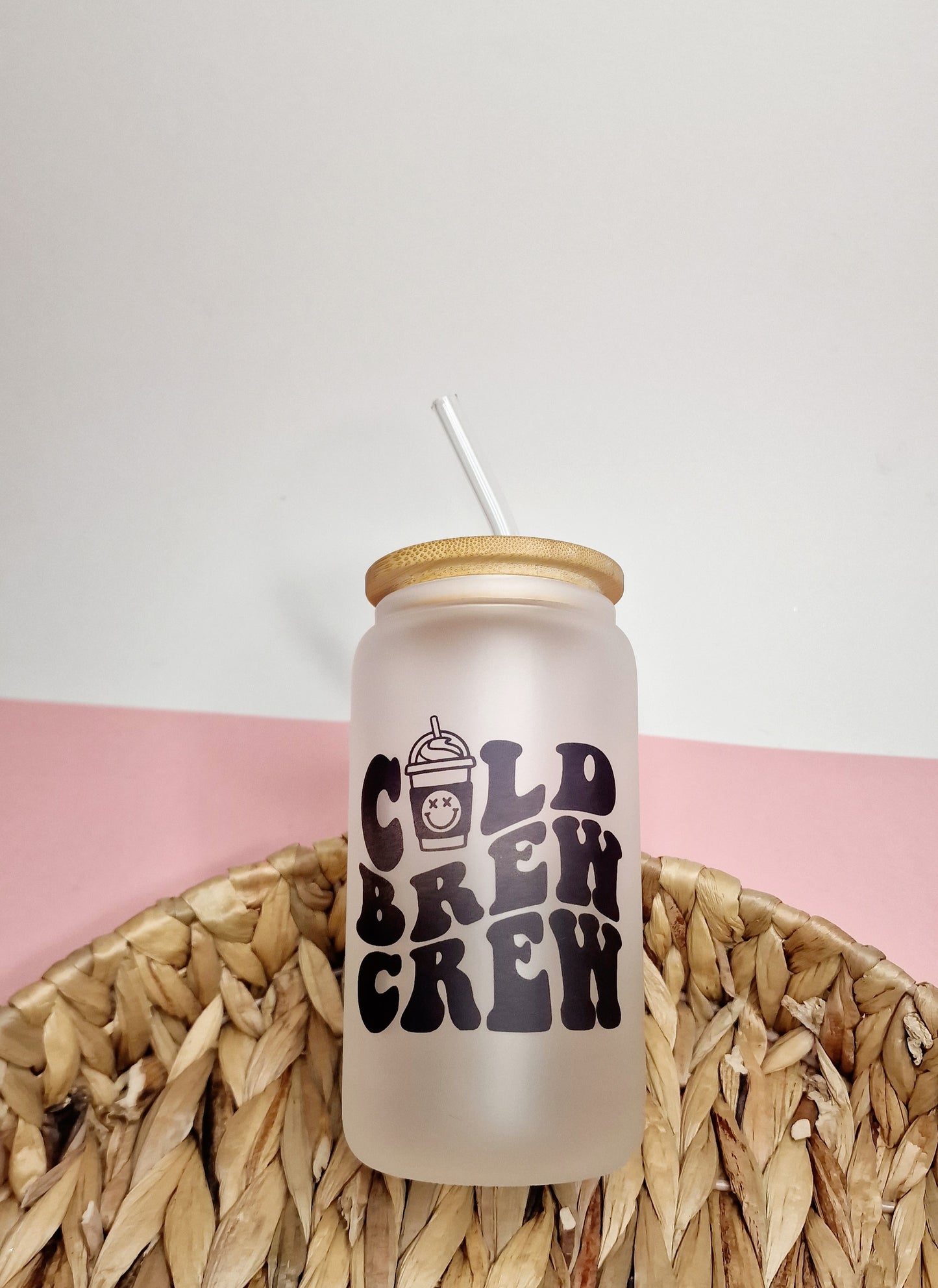 CBC Black | 16oz Glass Can Tumbler