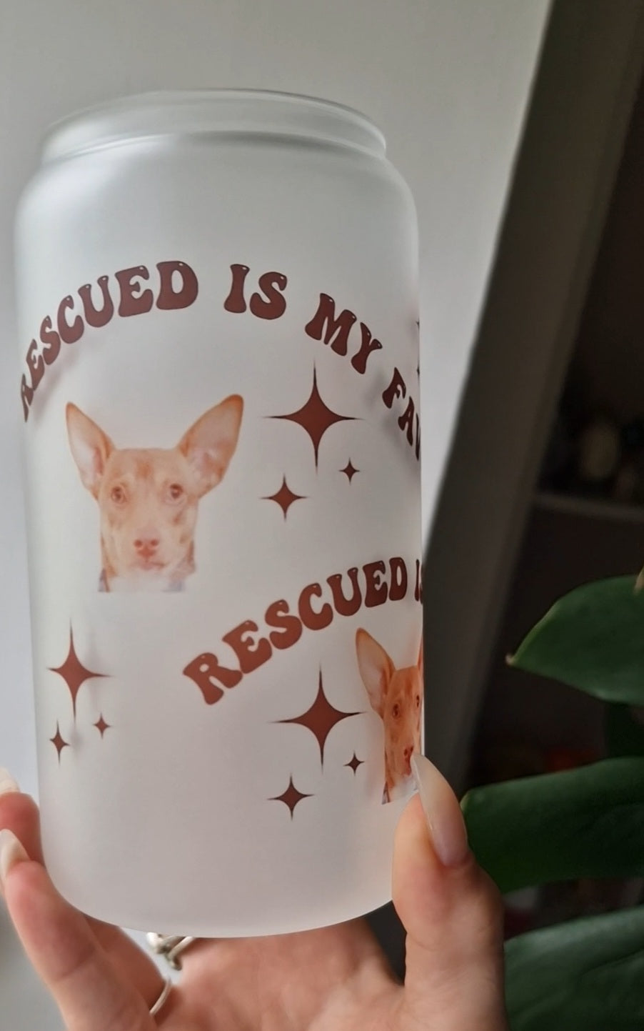 Personalised Pet Glass Cans