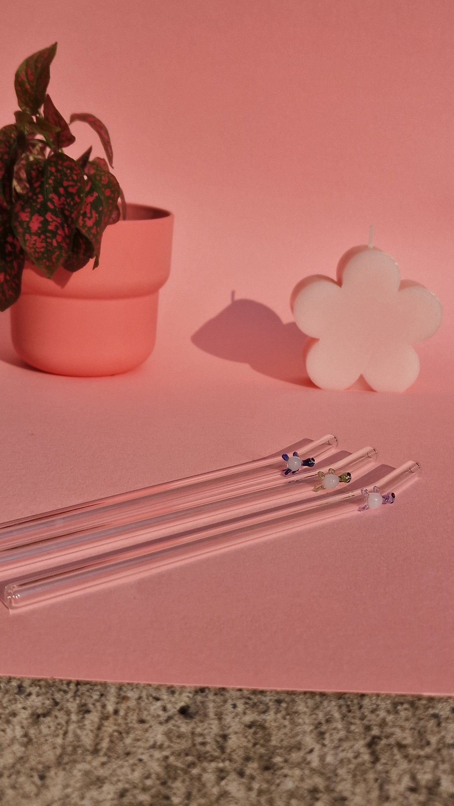 Cute Glass Turtle Glass Straws Animal Glass Straws