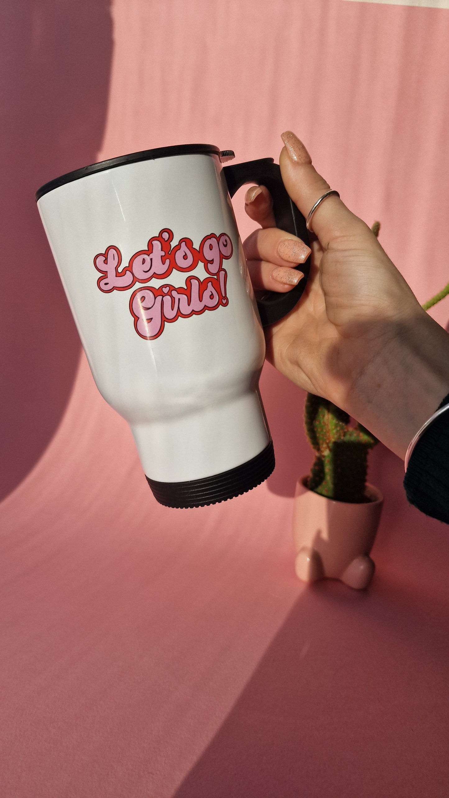 Lets Go Girls Cute Travel Mugs