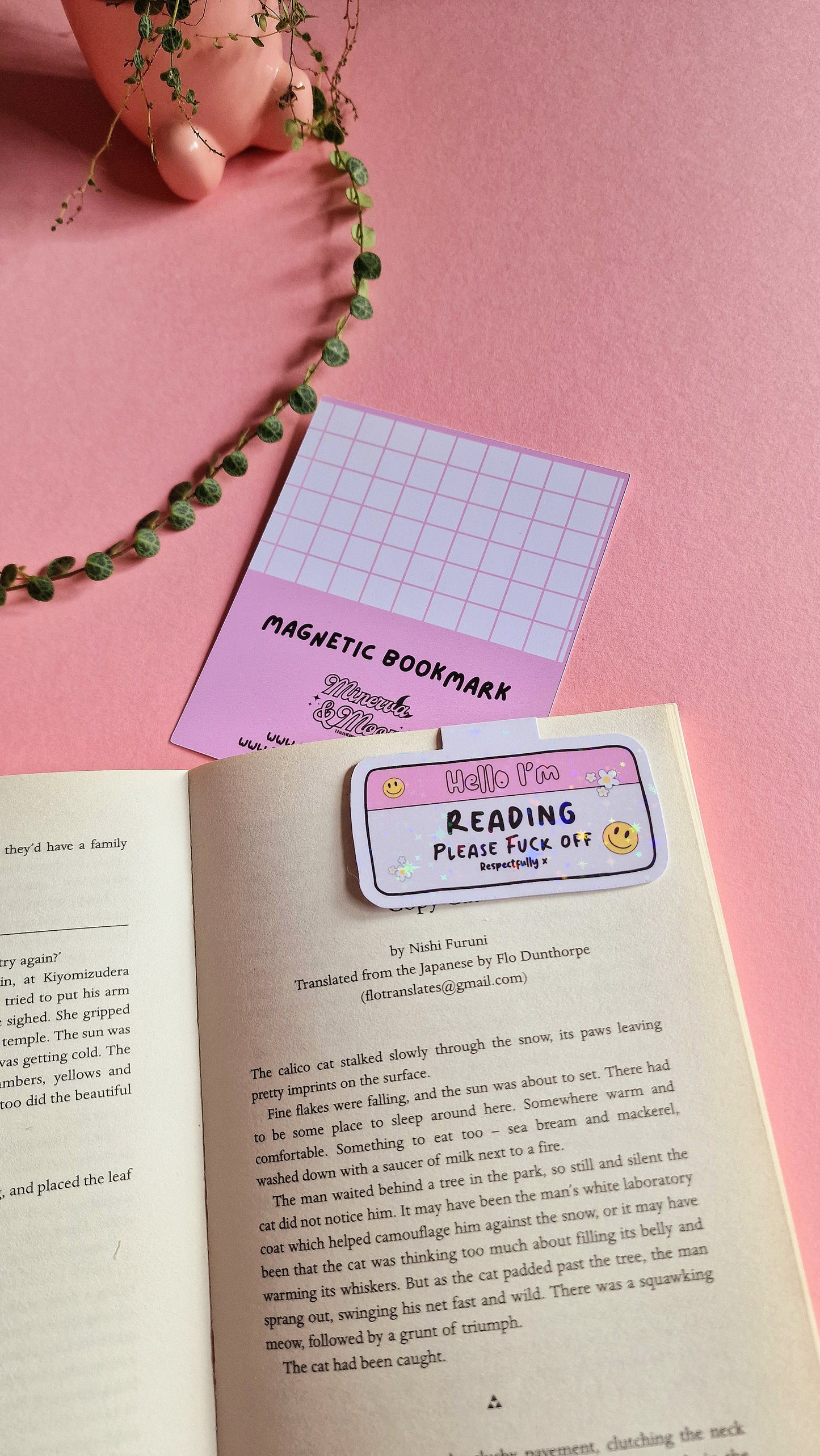 Funny Sweary Magnetic Flip Bookmark