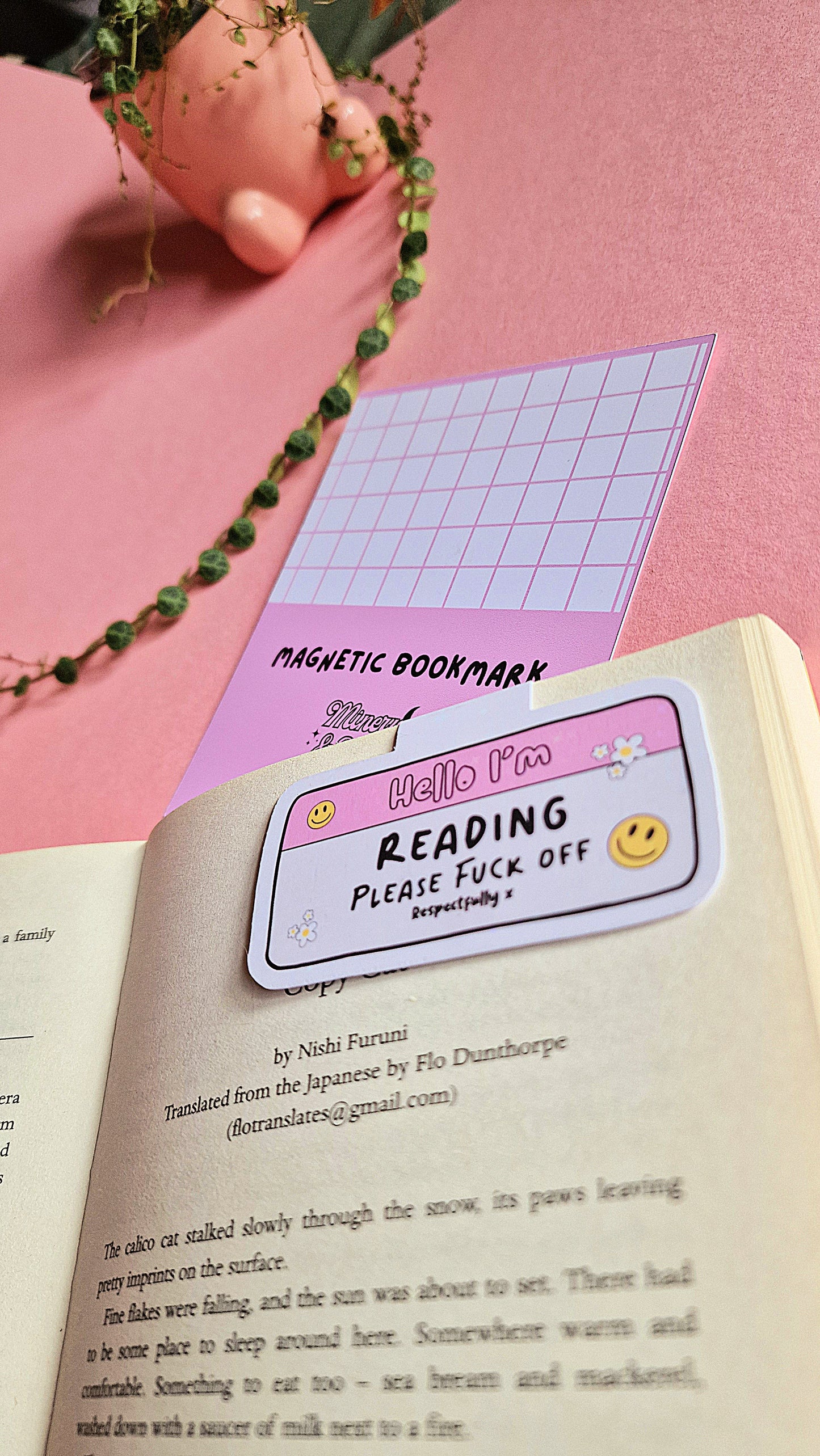 Funny Sweary Magnetic Flip Bookmark