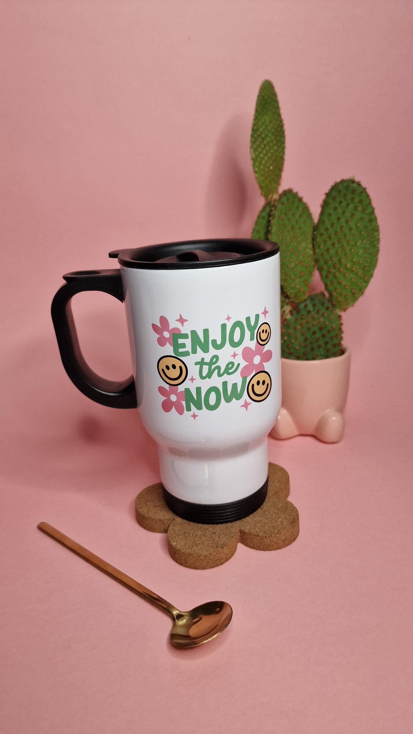 Enjoy The Now | Cute Travel Mugs