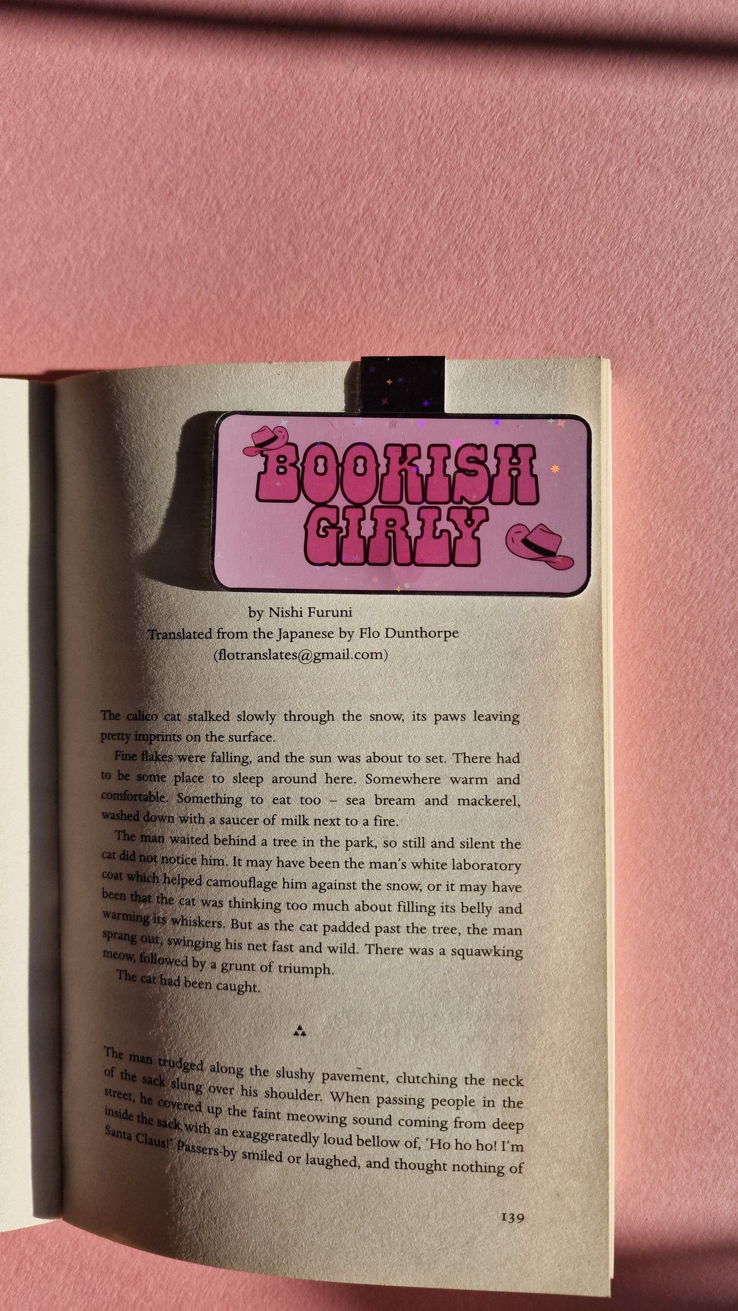 Bookish Girly Cowgirl Magnetic Flip Bookmark