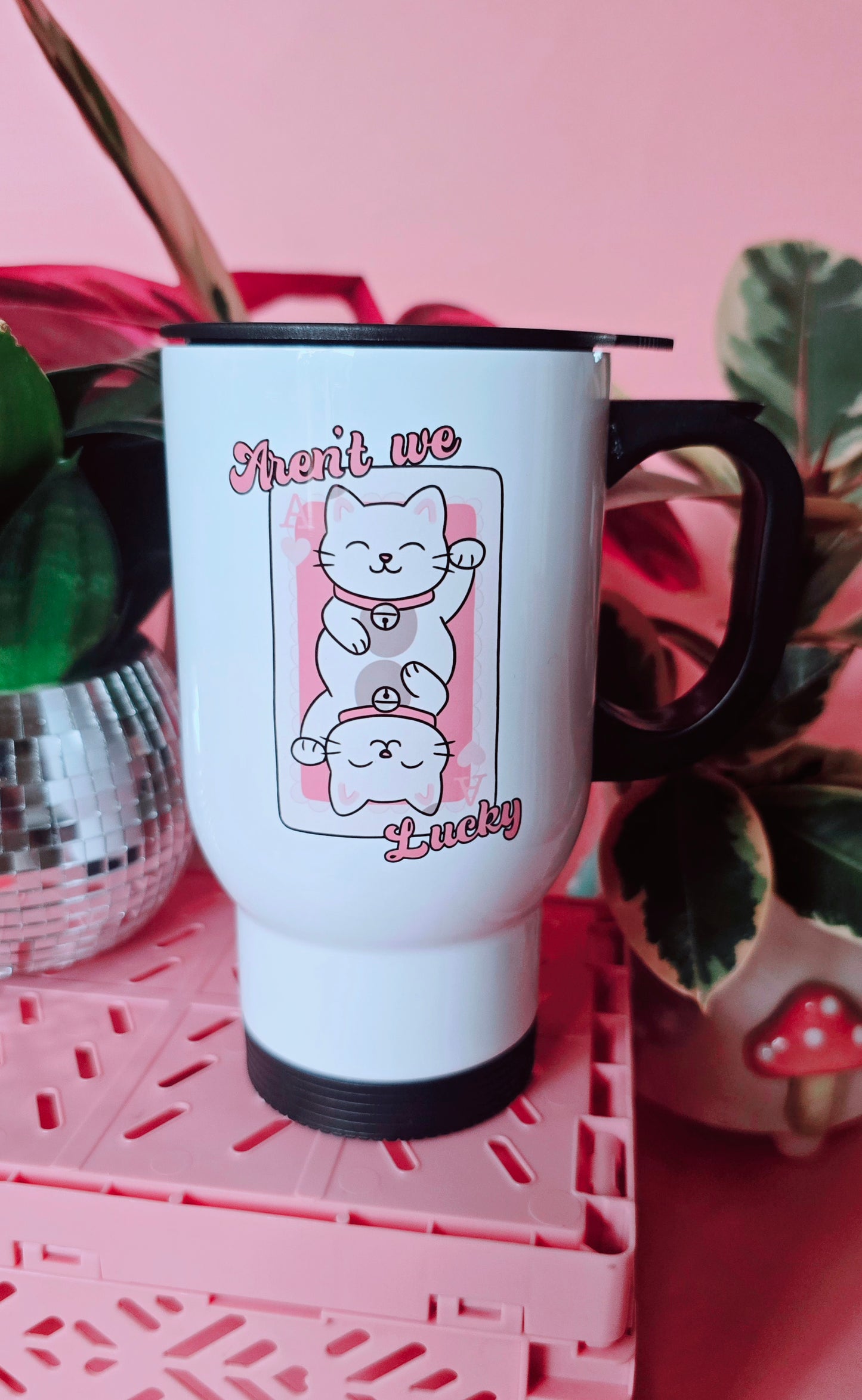 Lucky Cat Travel Mug