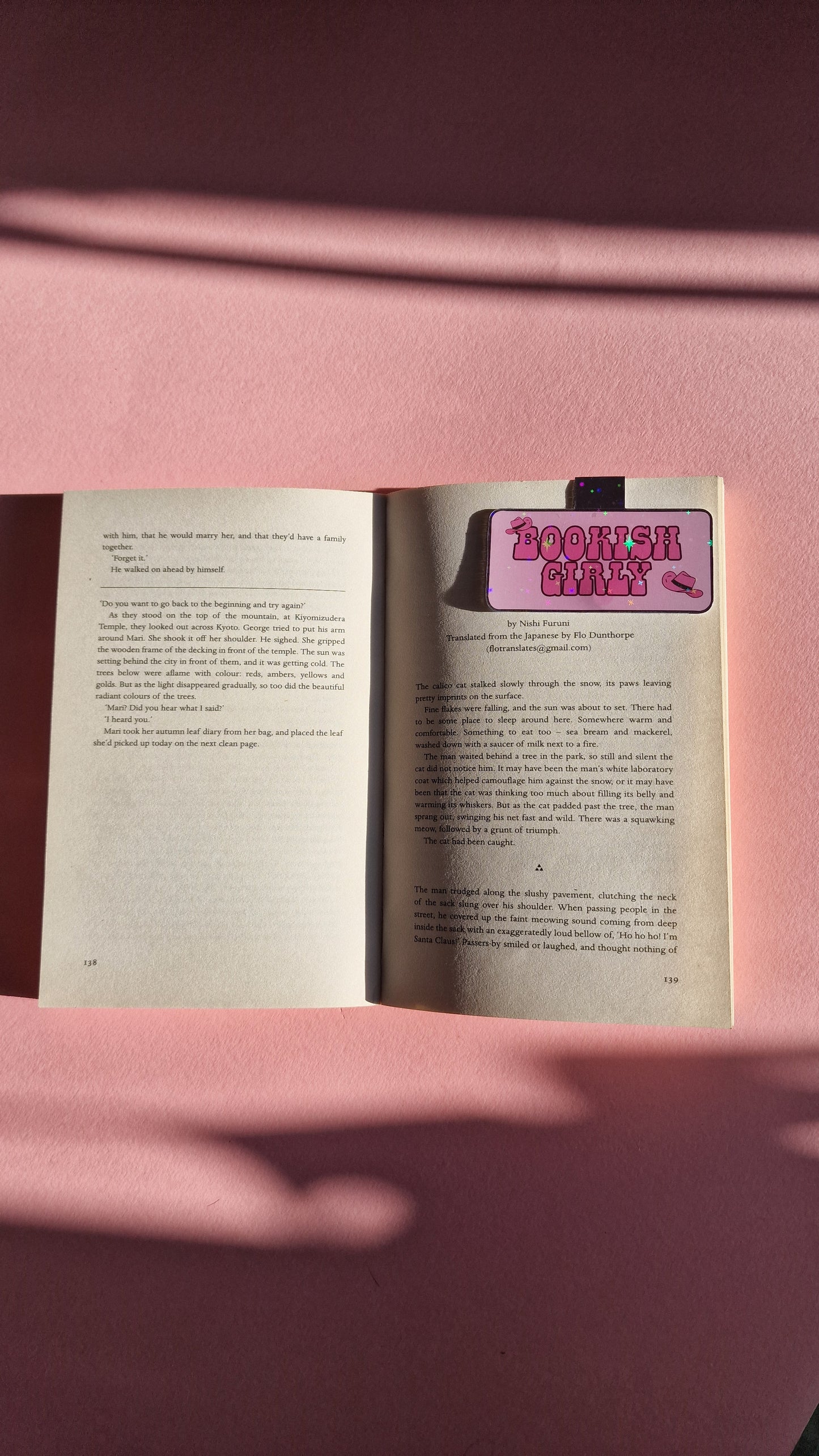 Bookish Girly Cowgirl Magnetic Flip Bookmark