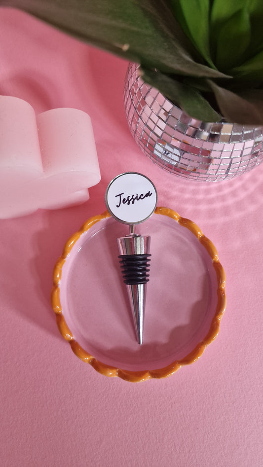 Personalised Wine Bottle Stopper