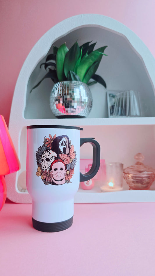 Fav Horror Villains Travel Mug