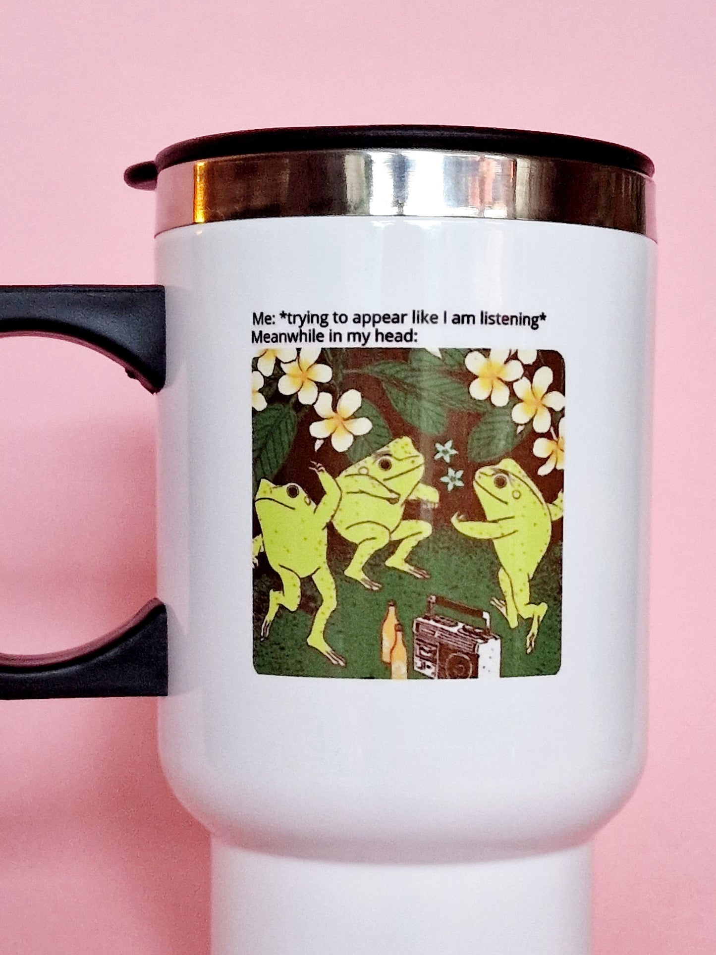 Frog Meme | Cute Travel Mugs