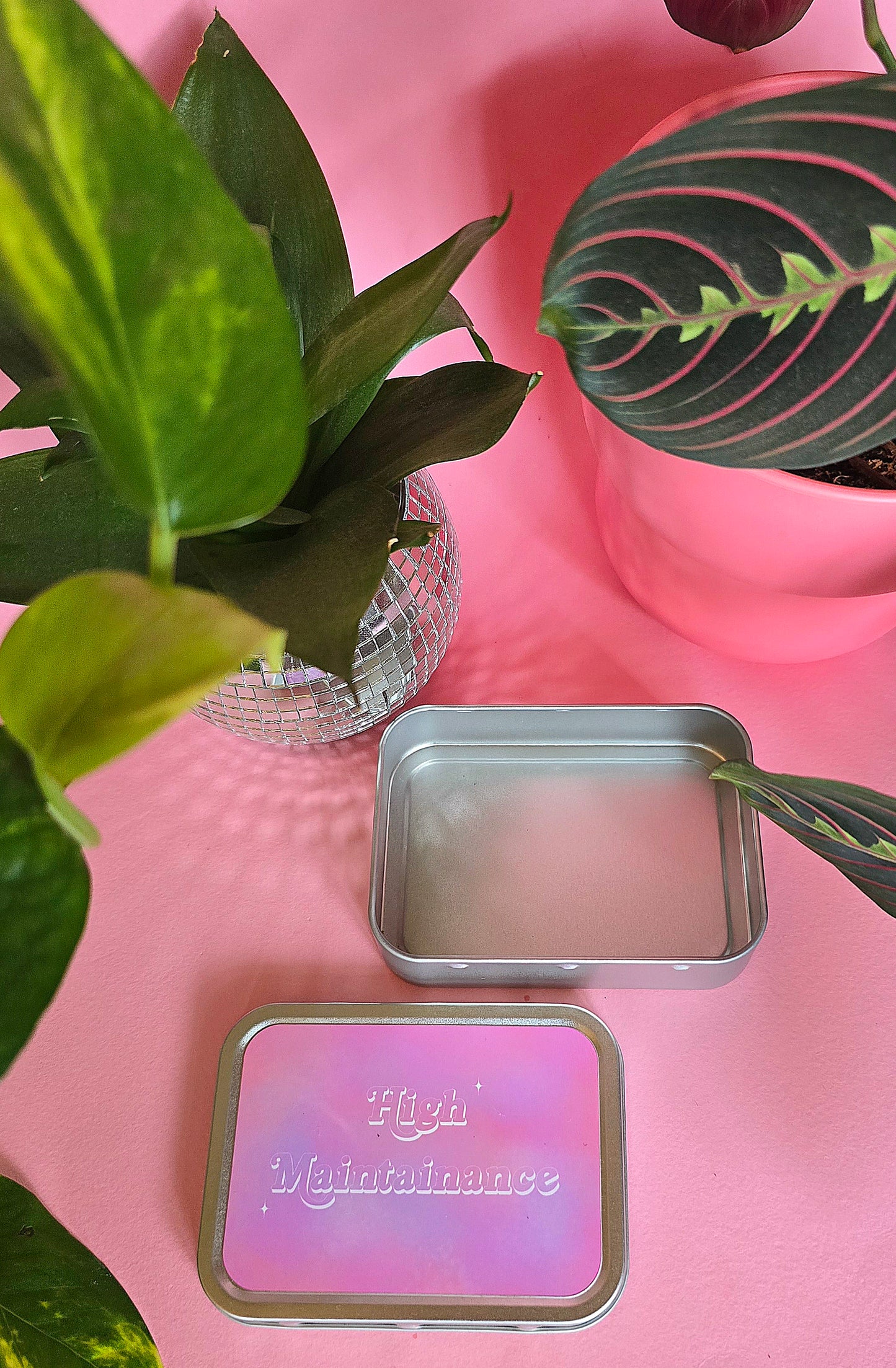 High Maintainance Rolling Tin | Funky Cute Tobacco Tin