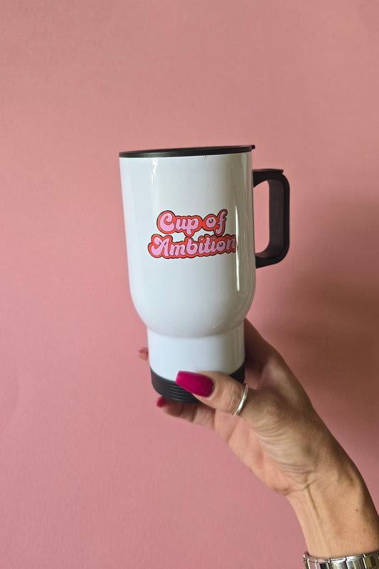 *sale* cup of ambition travel muf