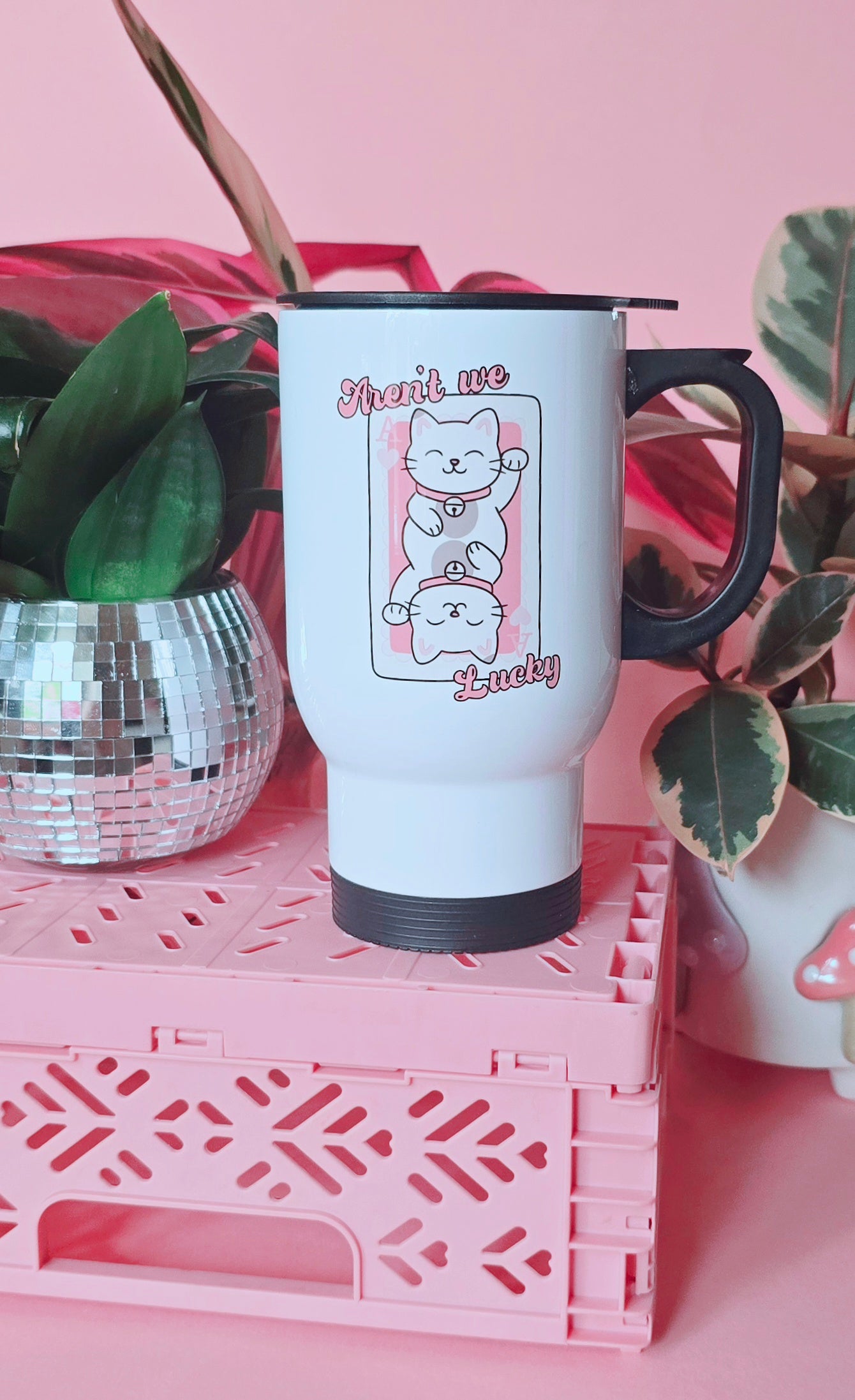 Lucky Cat Travel Mug