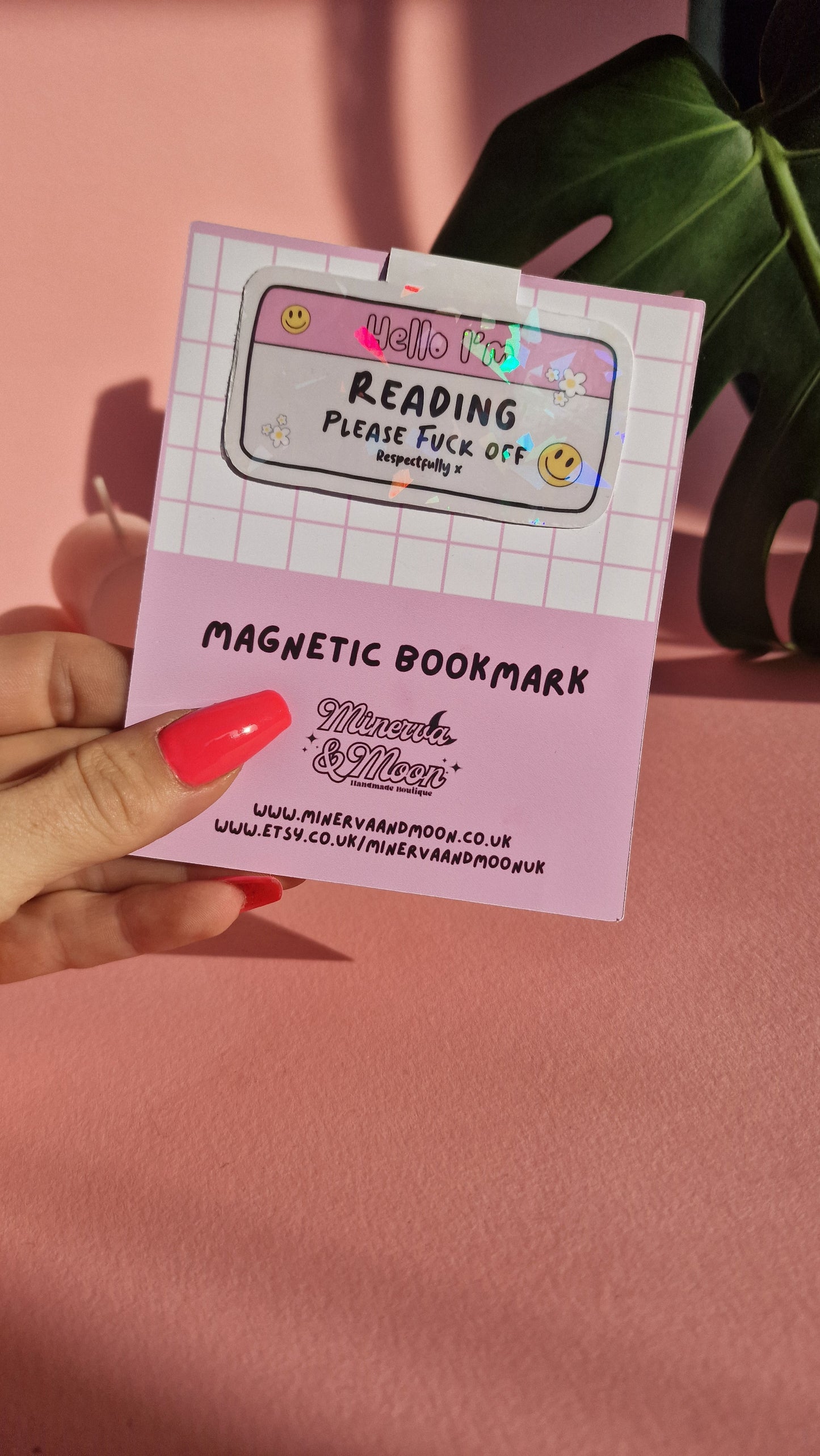 Funny Sweary Magnetic Flip Bookmark