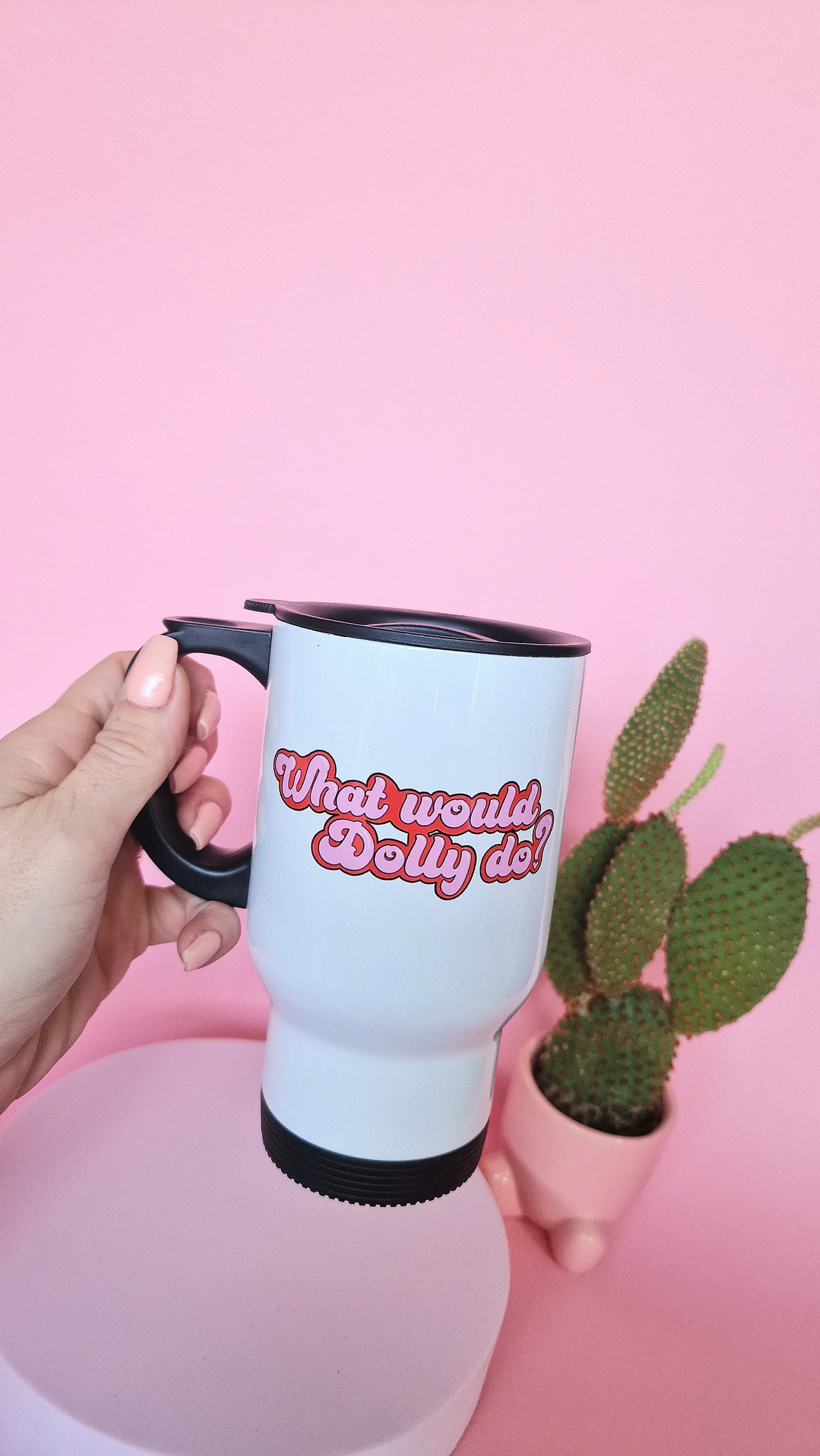 What Would Dolly Do? Cute Dolly Parton Inspired Travel Mugs