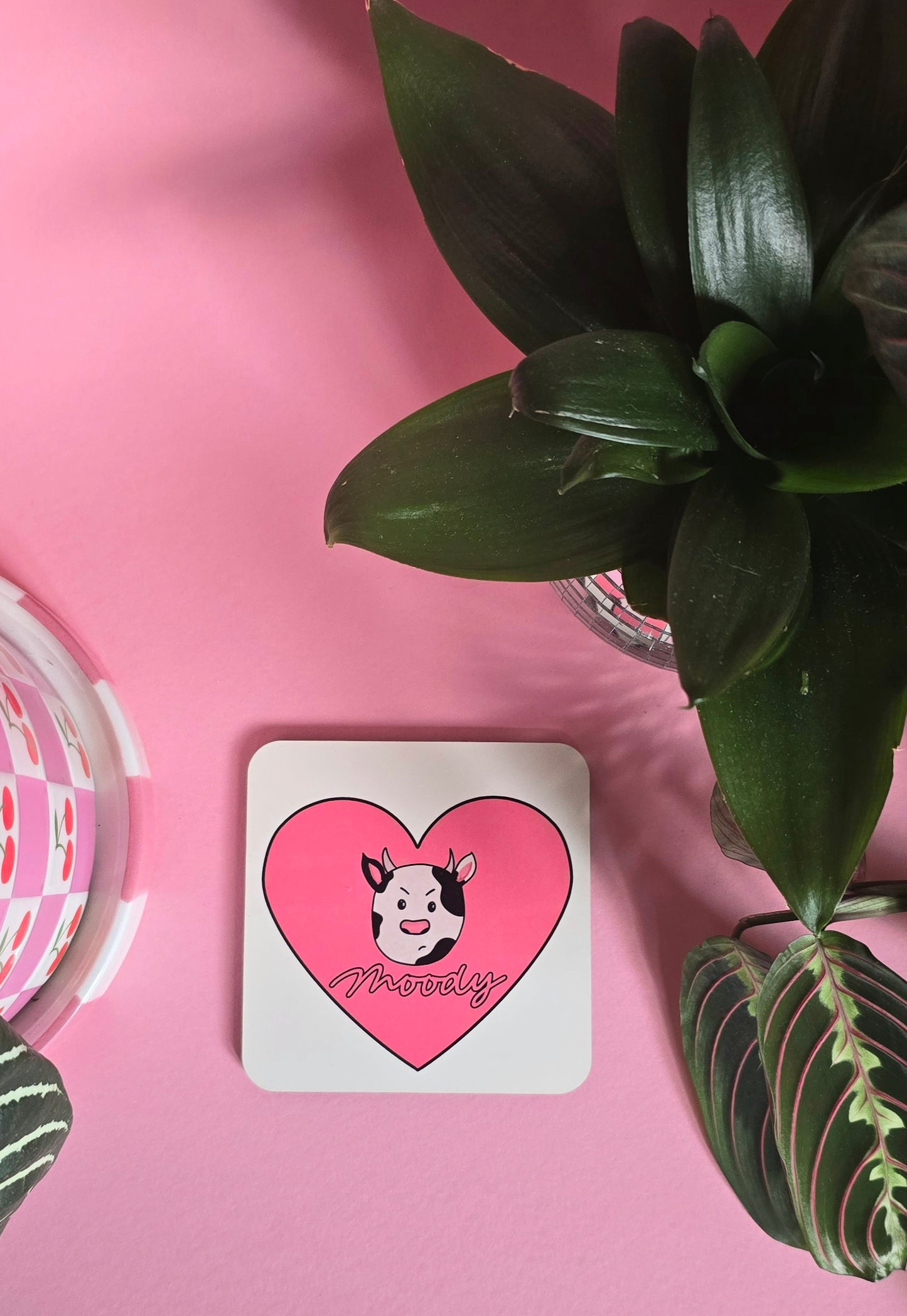 Moody Cow Coaster